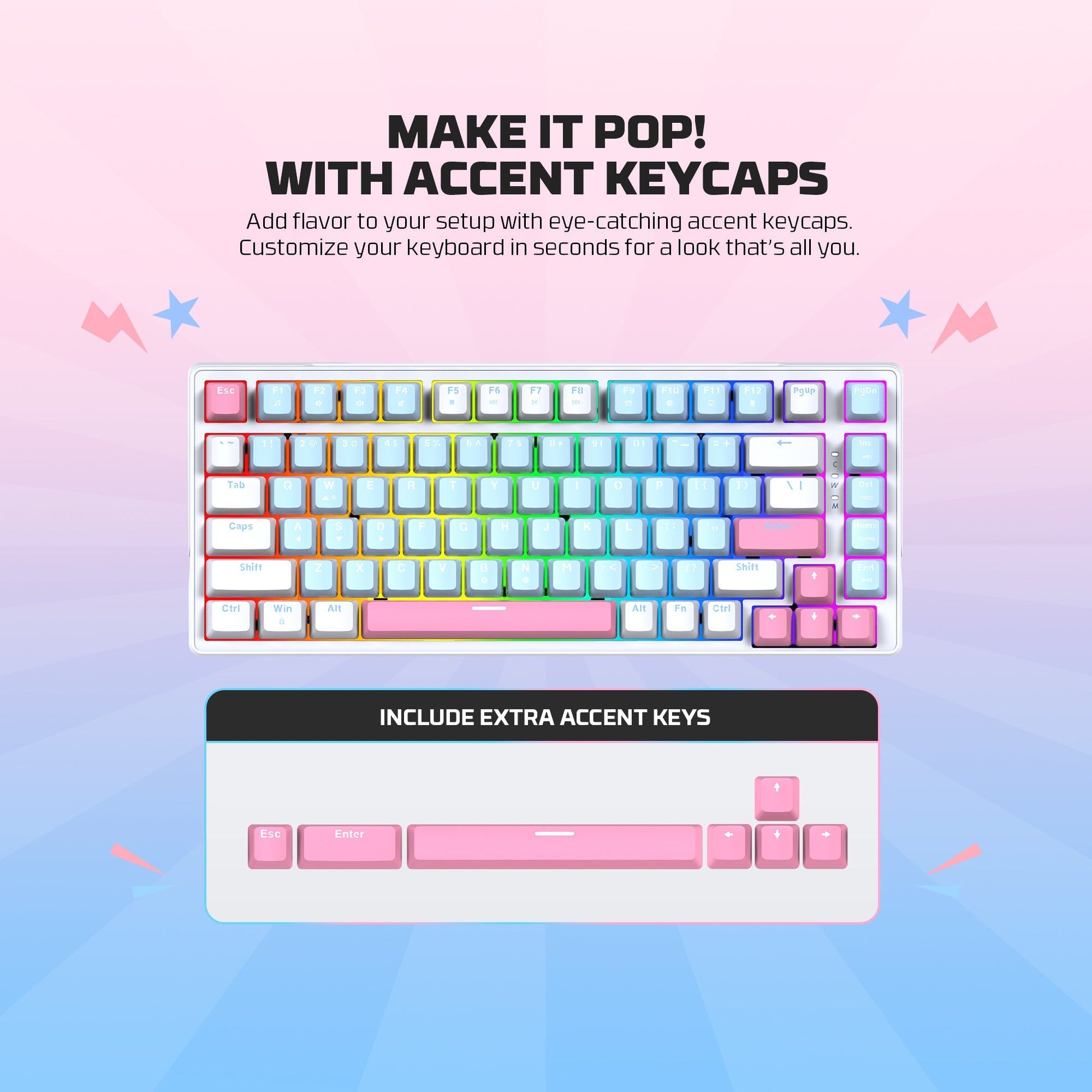 Fantech Mk612 Atom X83 Ame Edition - Keyboard