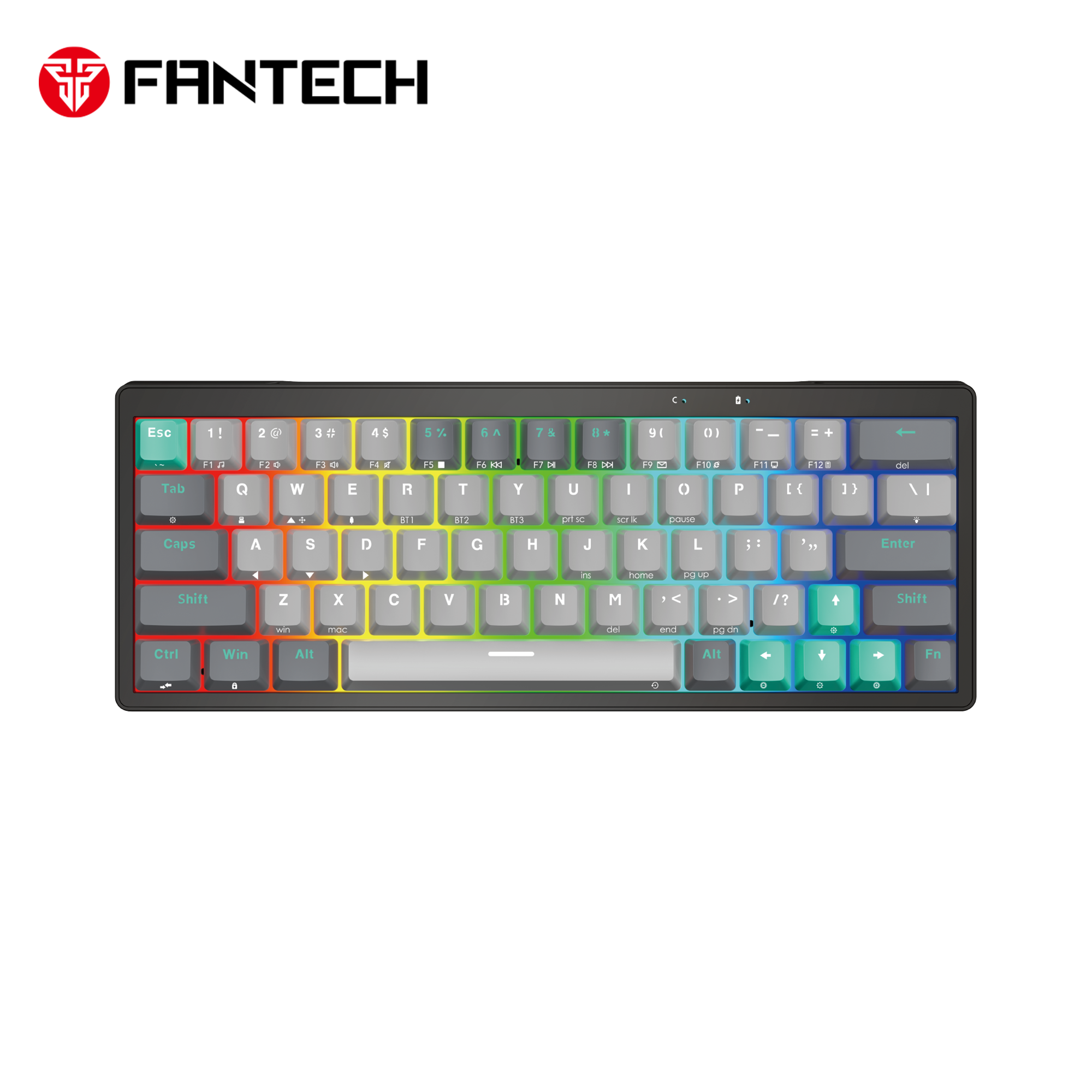 Fantech MK912 ATOM PRO63 RGB Bluetooth Wireless Gaming keyboard Saturn Keyboard