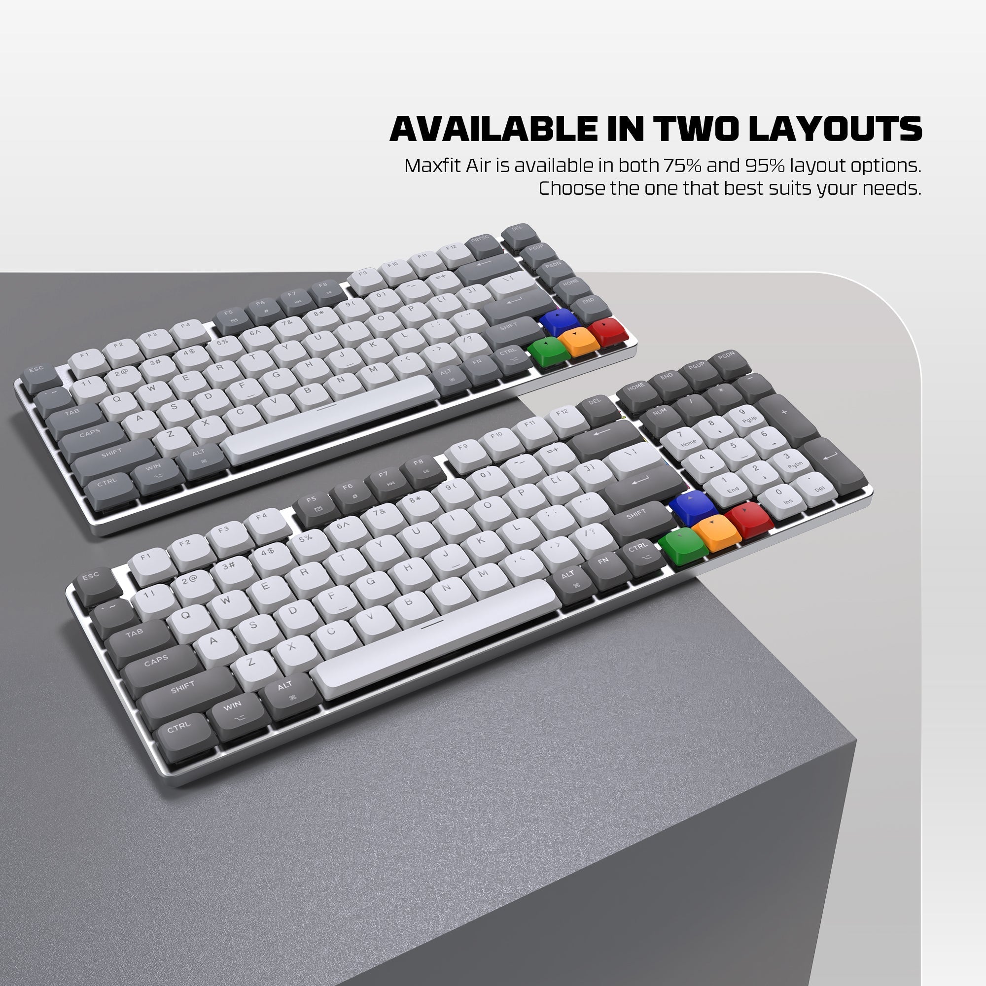 Fantech MK915 75% Low Profile Wireless Mechanical Keyboard (SUPER MAXFIT AIR83)