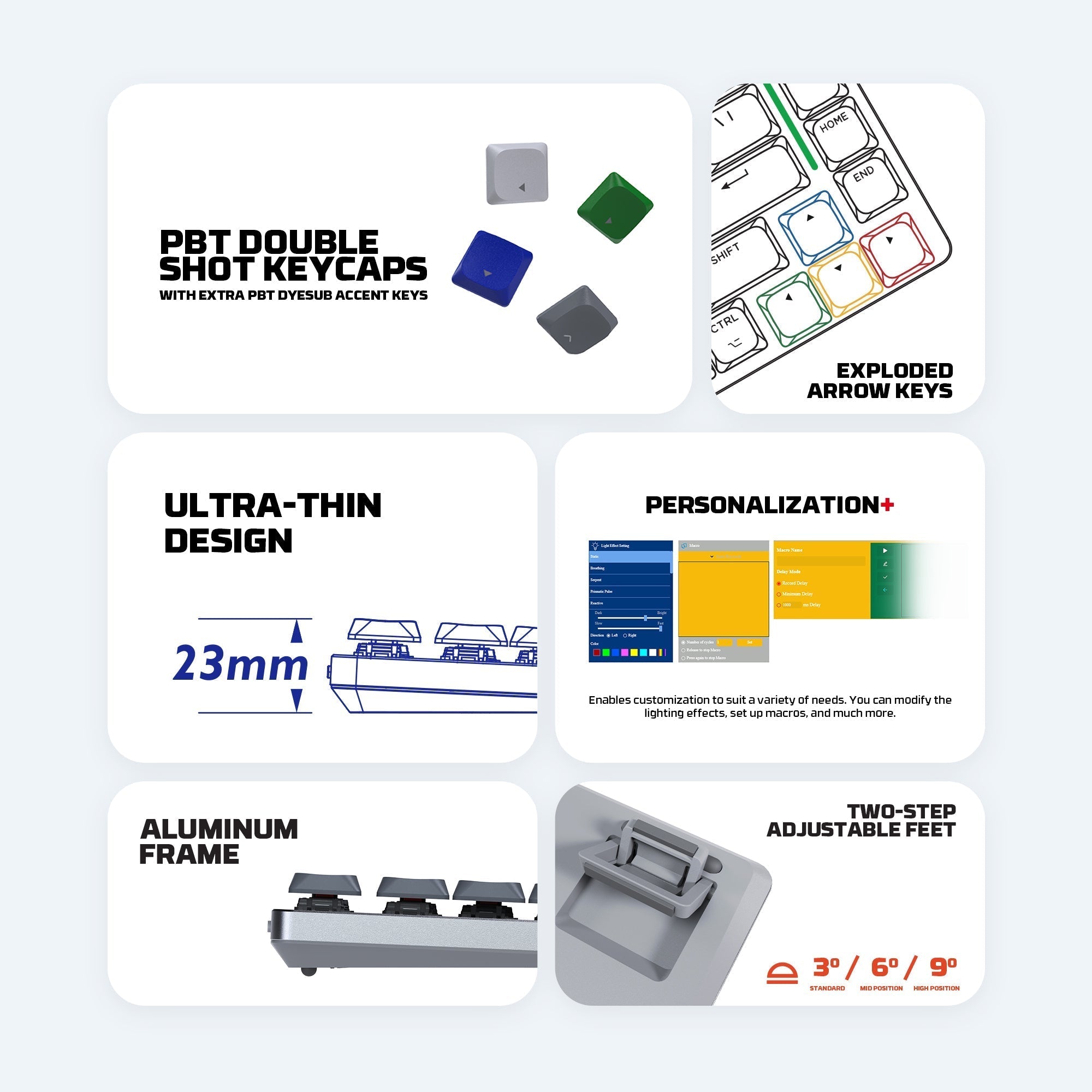 Fantech MK915 75% Low Profile Wireless Mechanical Keyboard (SUPER MAXFIT AIR83)