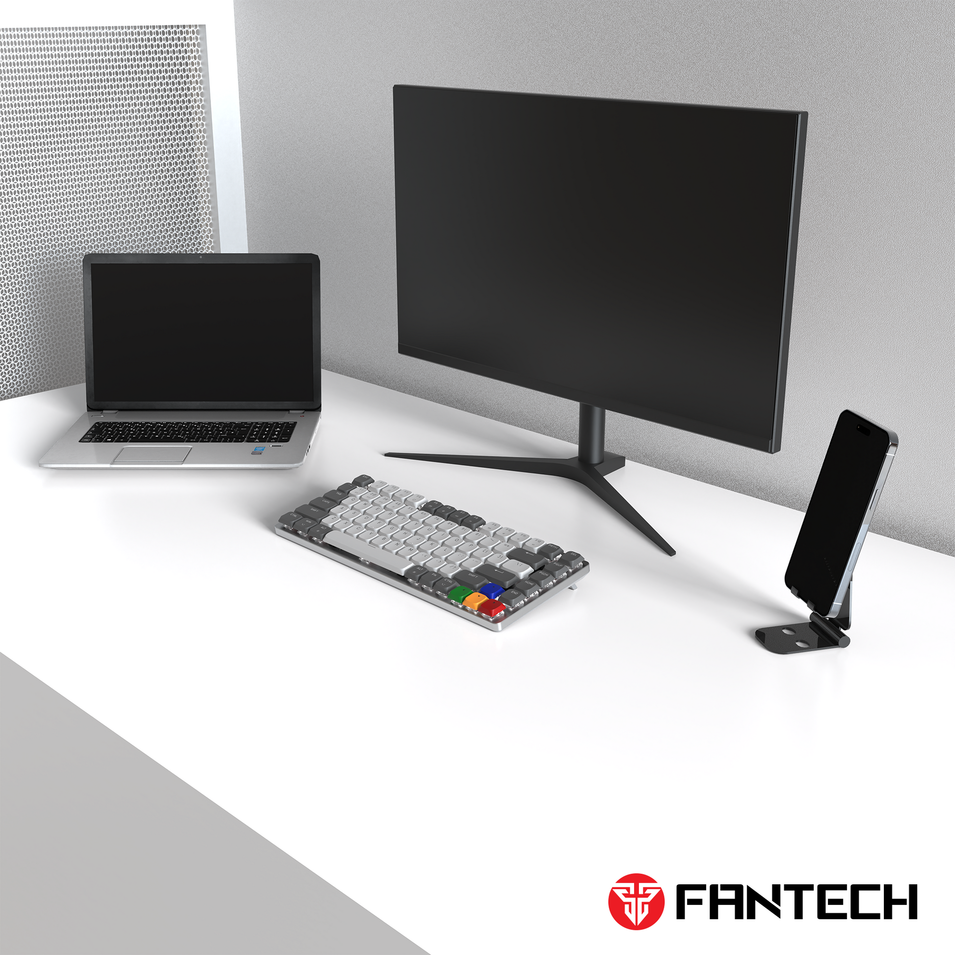 Fantech MK915 75% Low Profile Wireless Mechanical Keyboard (SUPER MAXFIT AIR83)