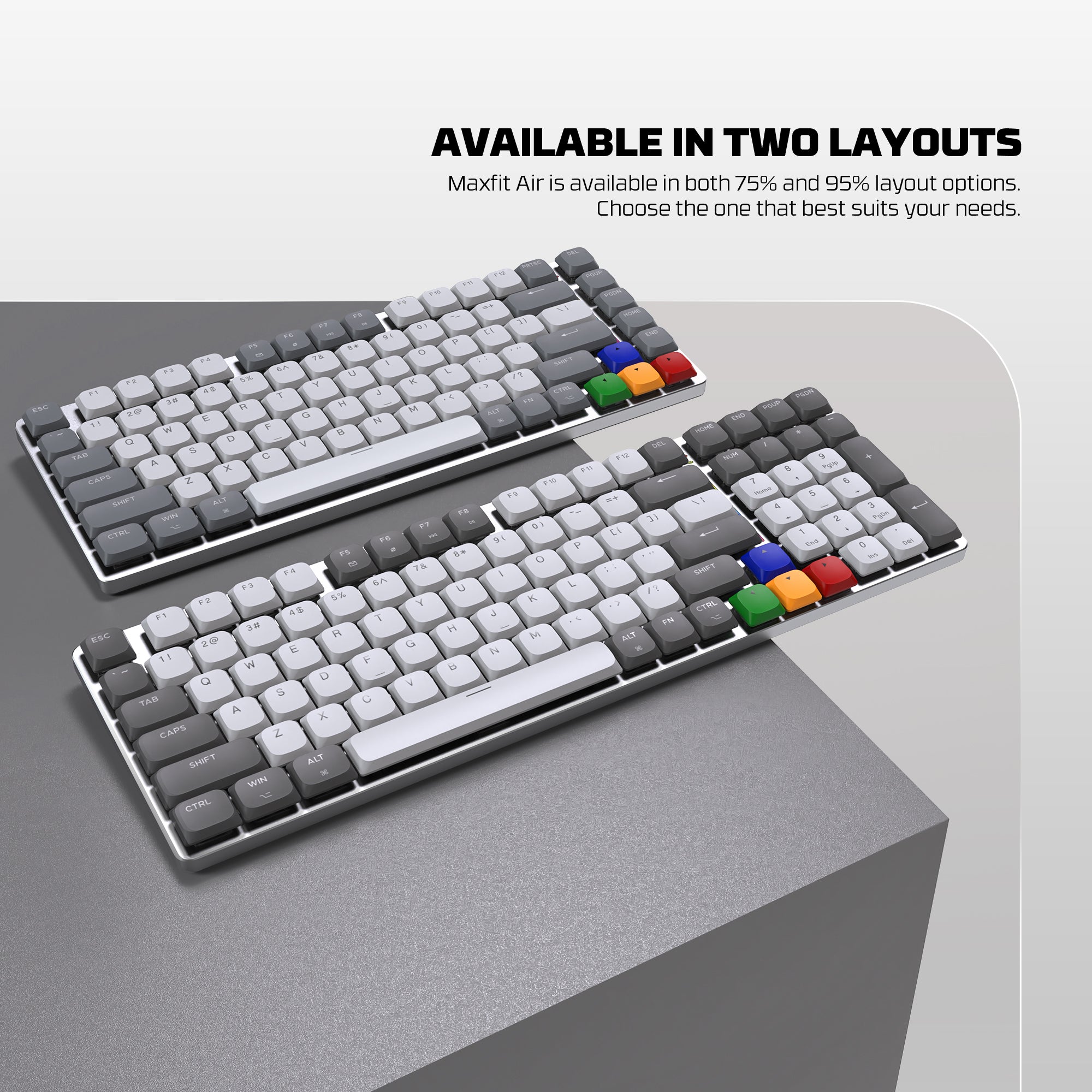 Fantech MK916 95% Low Profile Wireless Mechanical Keyboard (SUPER MAXFIT AIR99)
