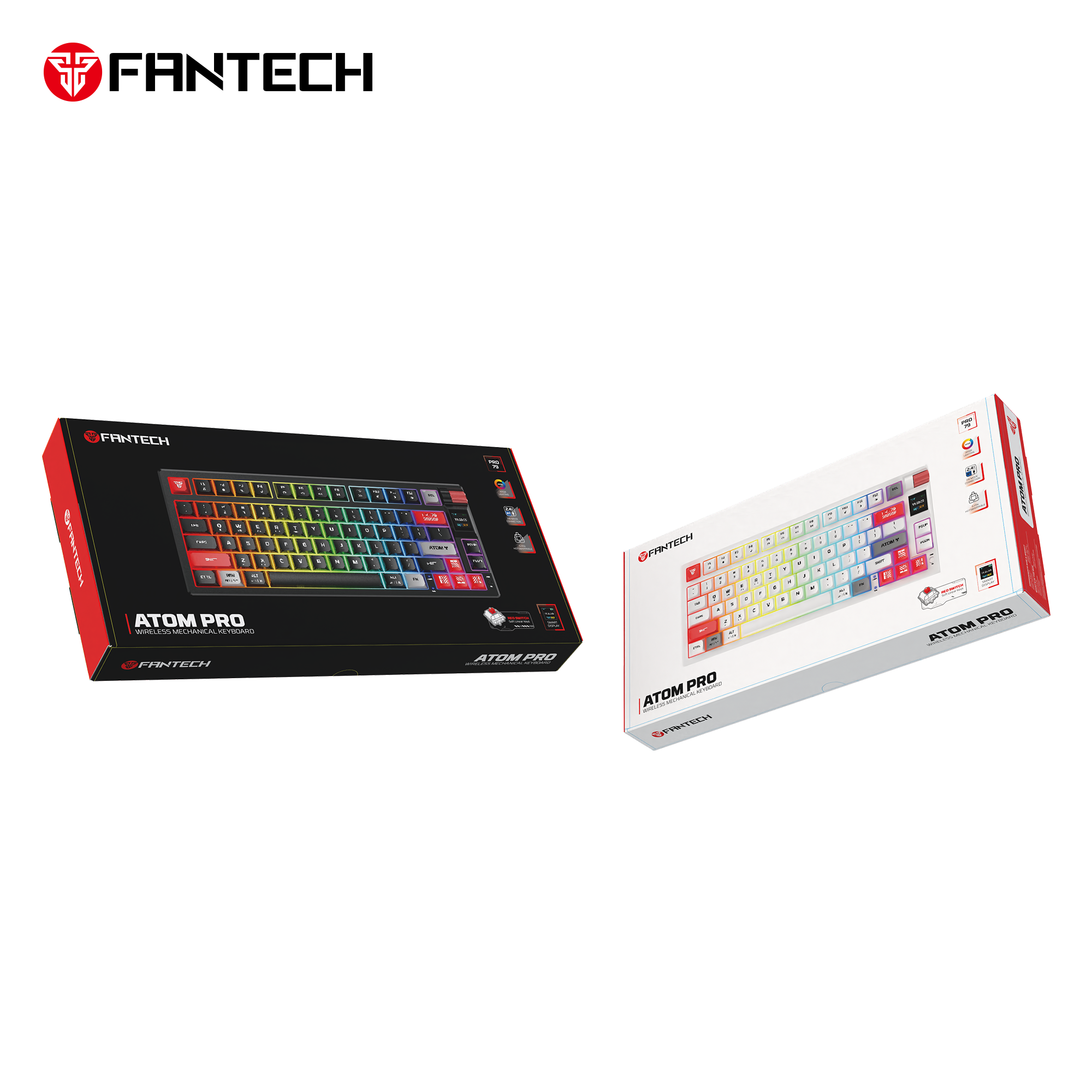 FANTECH MK917 ATOM PRO79 WIRELESS MECHANICAL GAMING KEYBOARD BLACK Keyboard