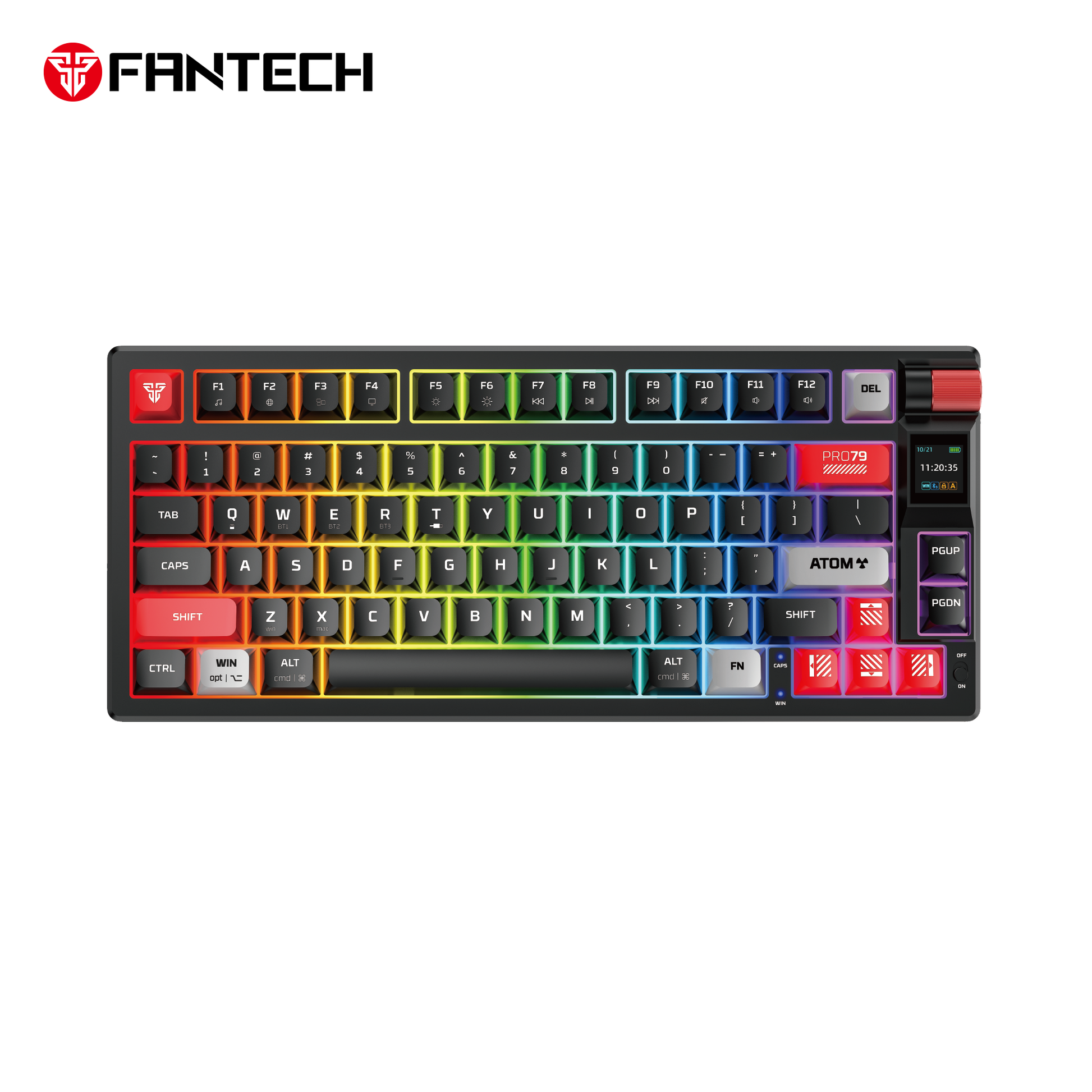 FANTECH MK917 ATOM PRO79 WIRELESS MECHANICAL GAMING KEYBOARD BLACK Keyboard