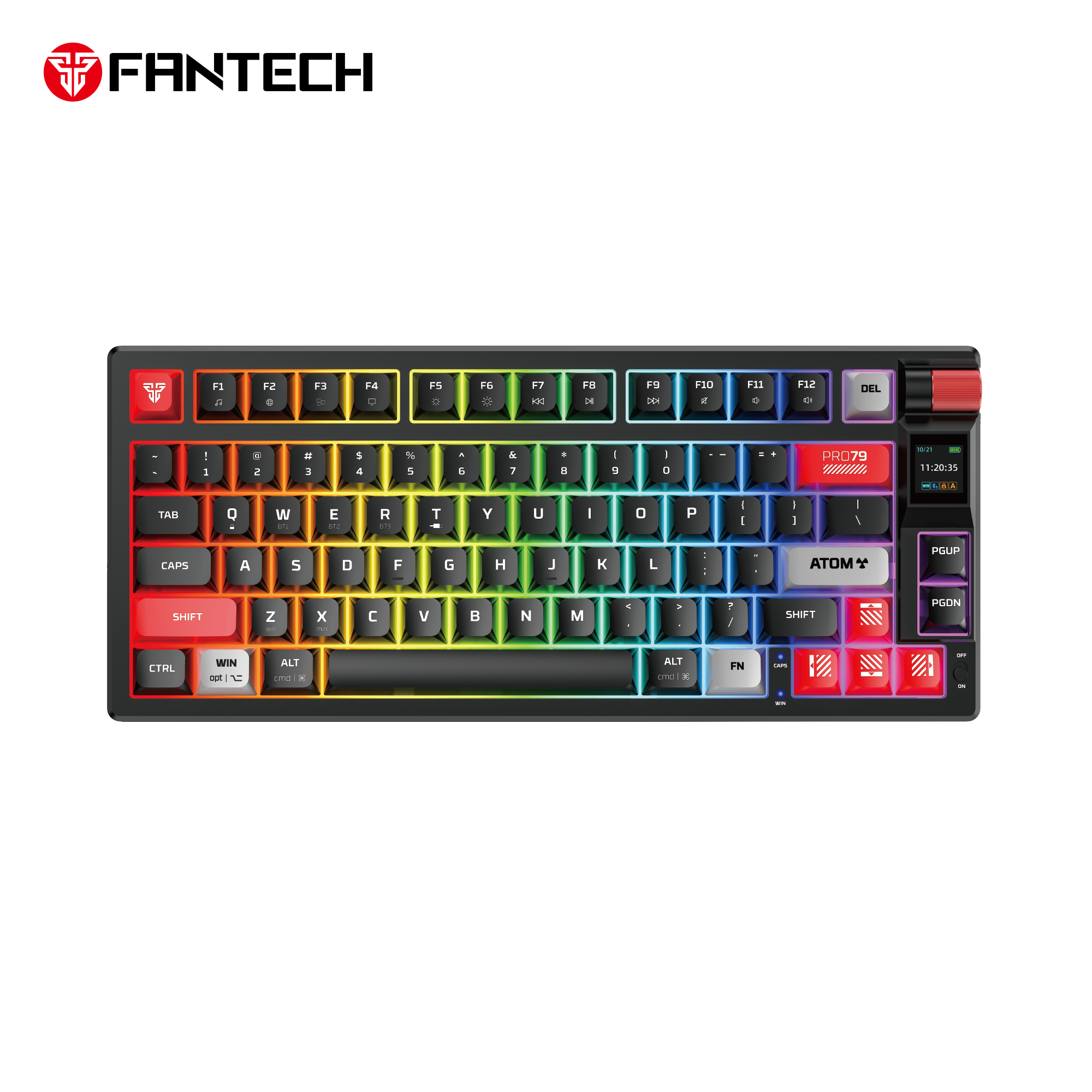 FANTECH MK917 ATOM PRO79 WIRELESS MECHANICAL GAMING KEYBOARD BLACK Keyboard