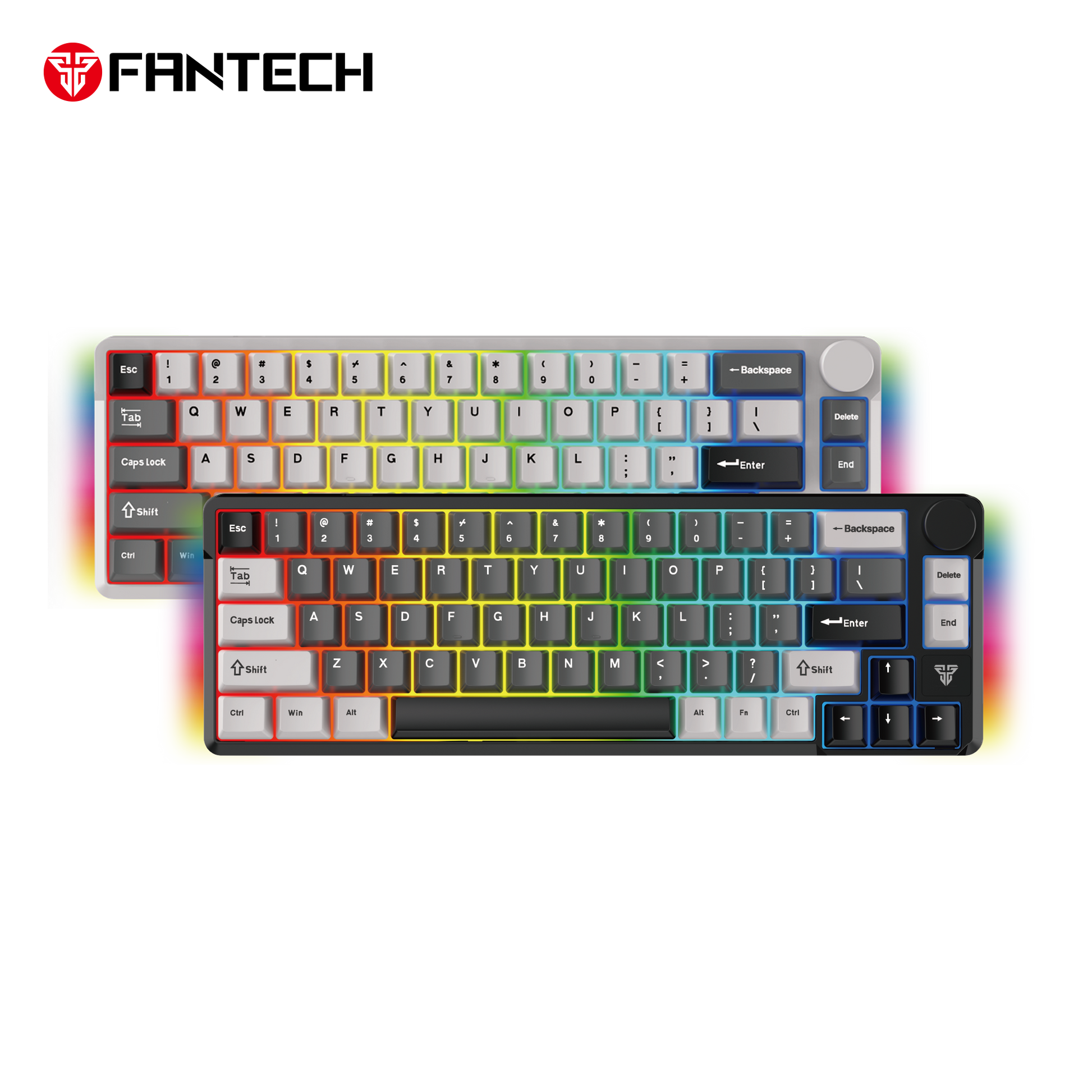 Fantech MK919 ATOM PRO66 Mechanical Keyboard Grey Keyboard