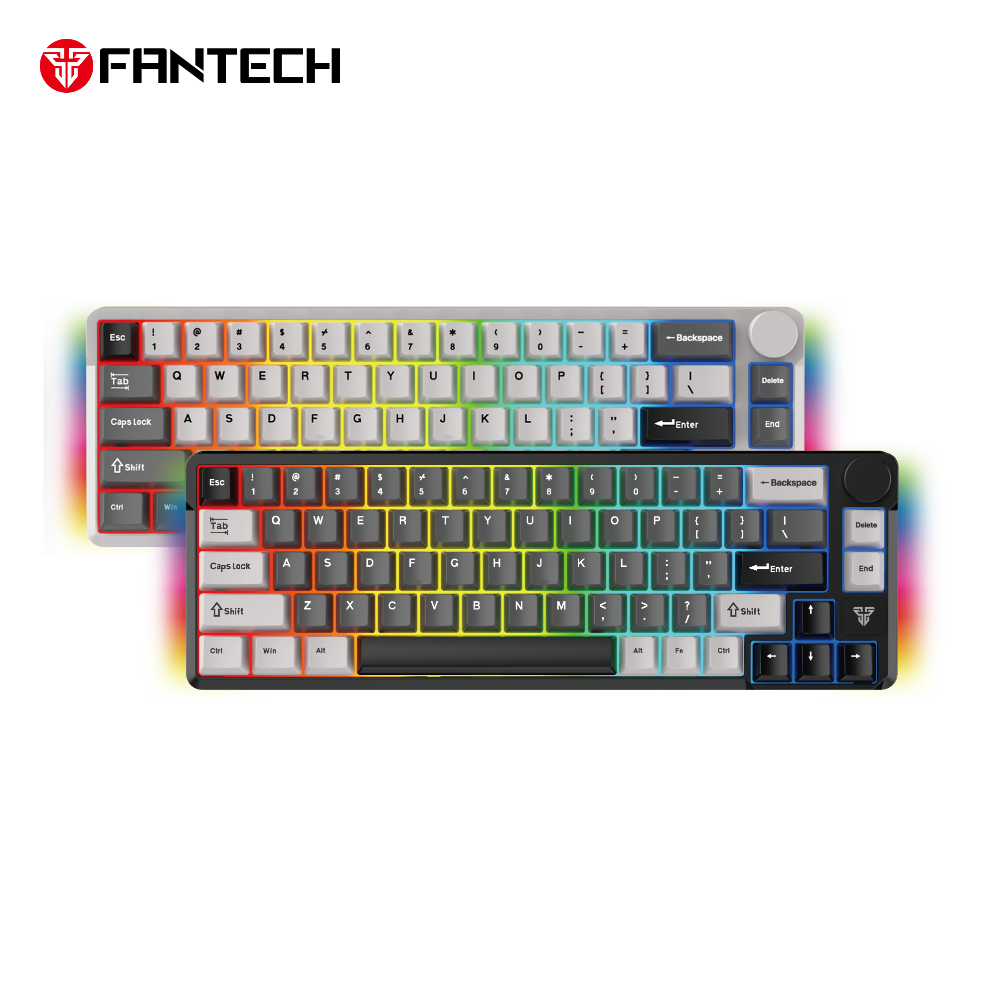 Fantech MK919 ATOM PRO66 Mechanical Keyboard Grey Keyboard