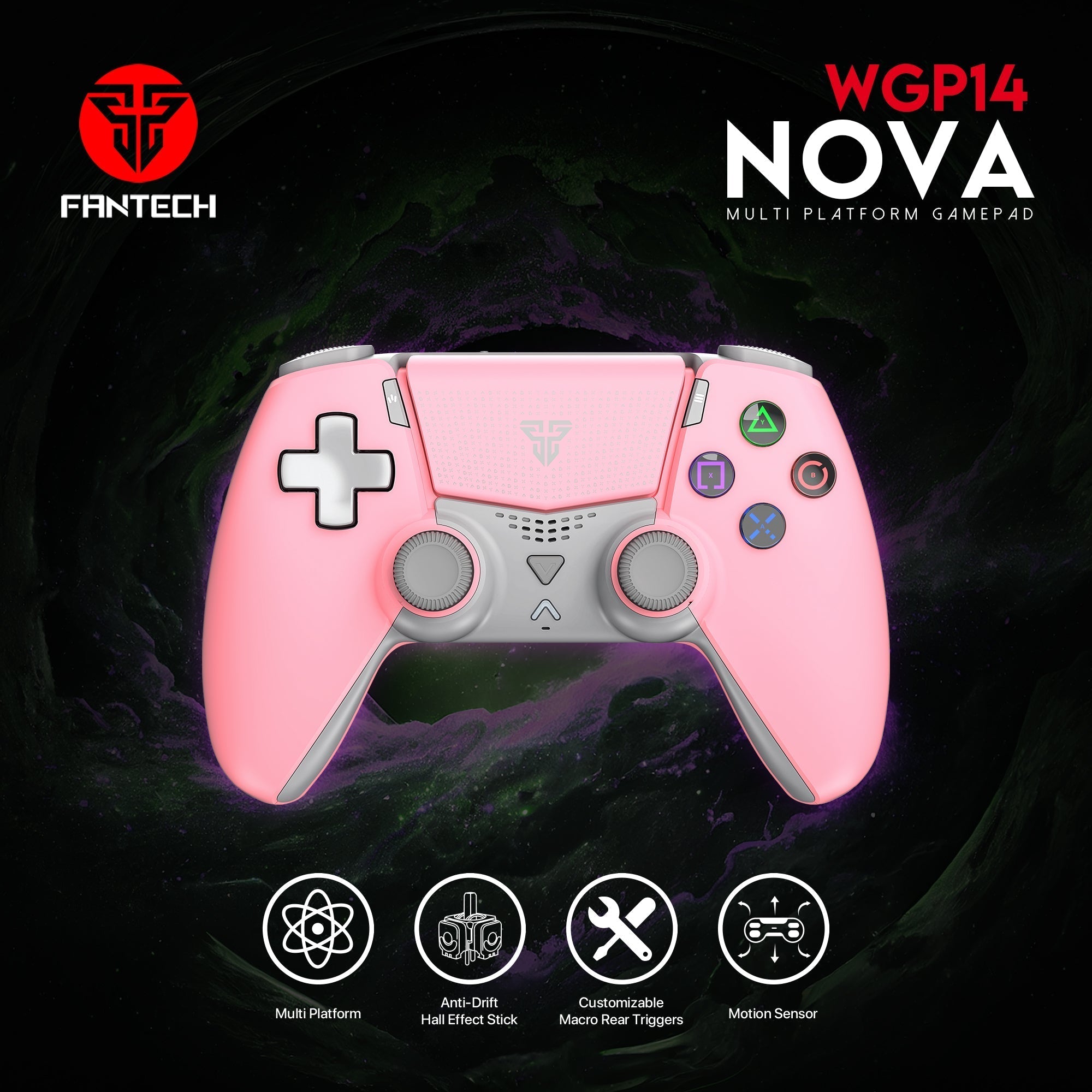 Fantech NOVA WGP14 MULTI PLATFORM Hall Effect Gamepad Console