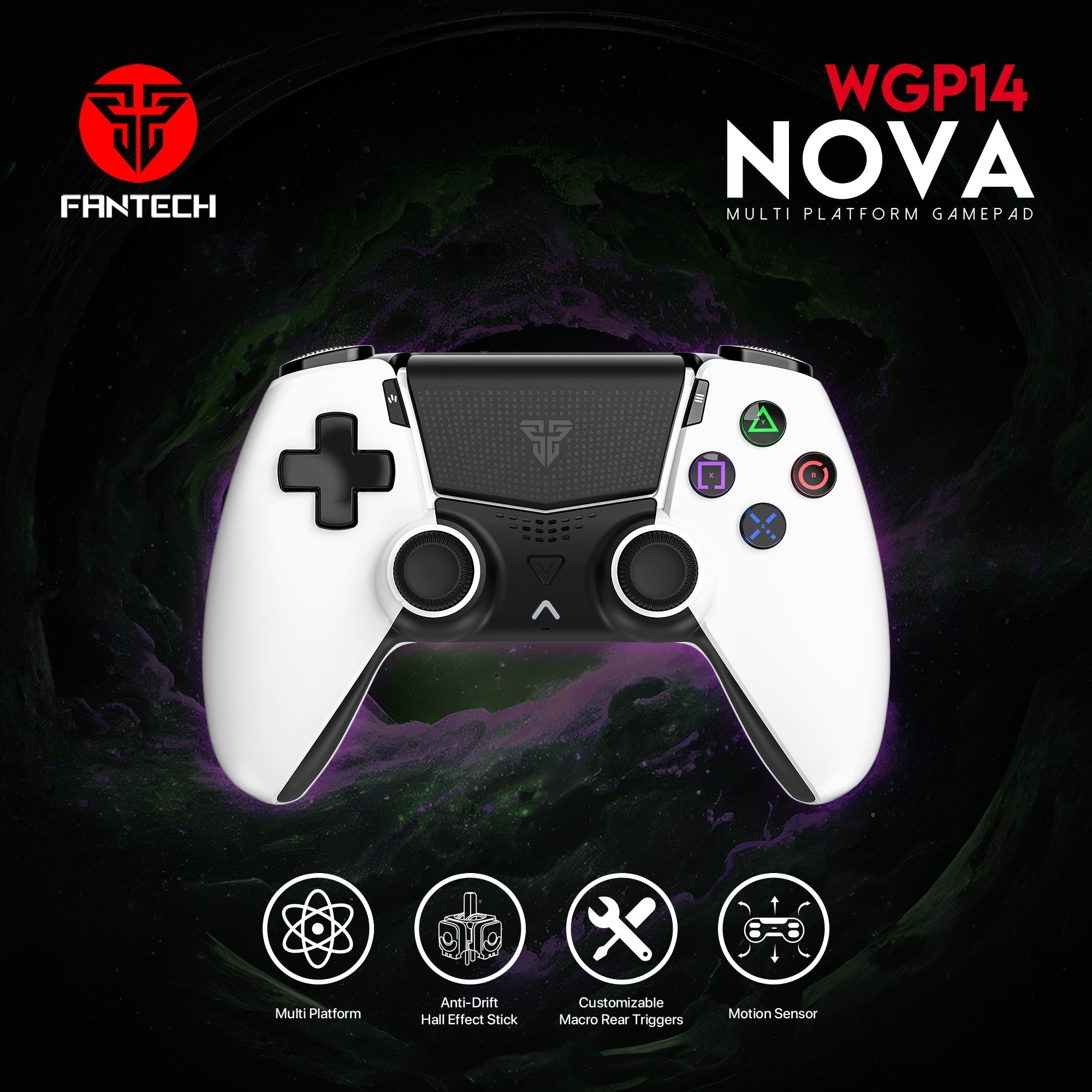Fantech NOVA WGP14 MULTI PLATFORM Hall Effect Gamepad Console