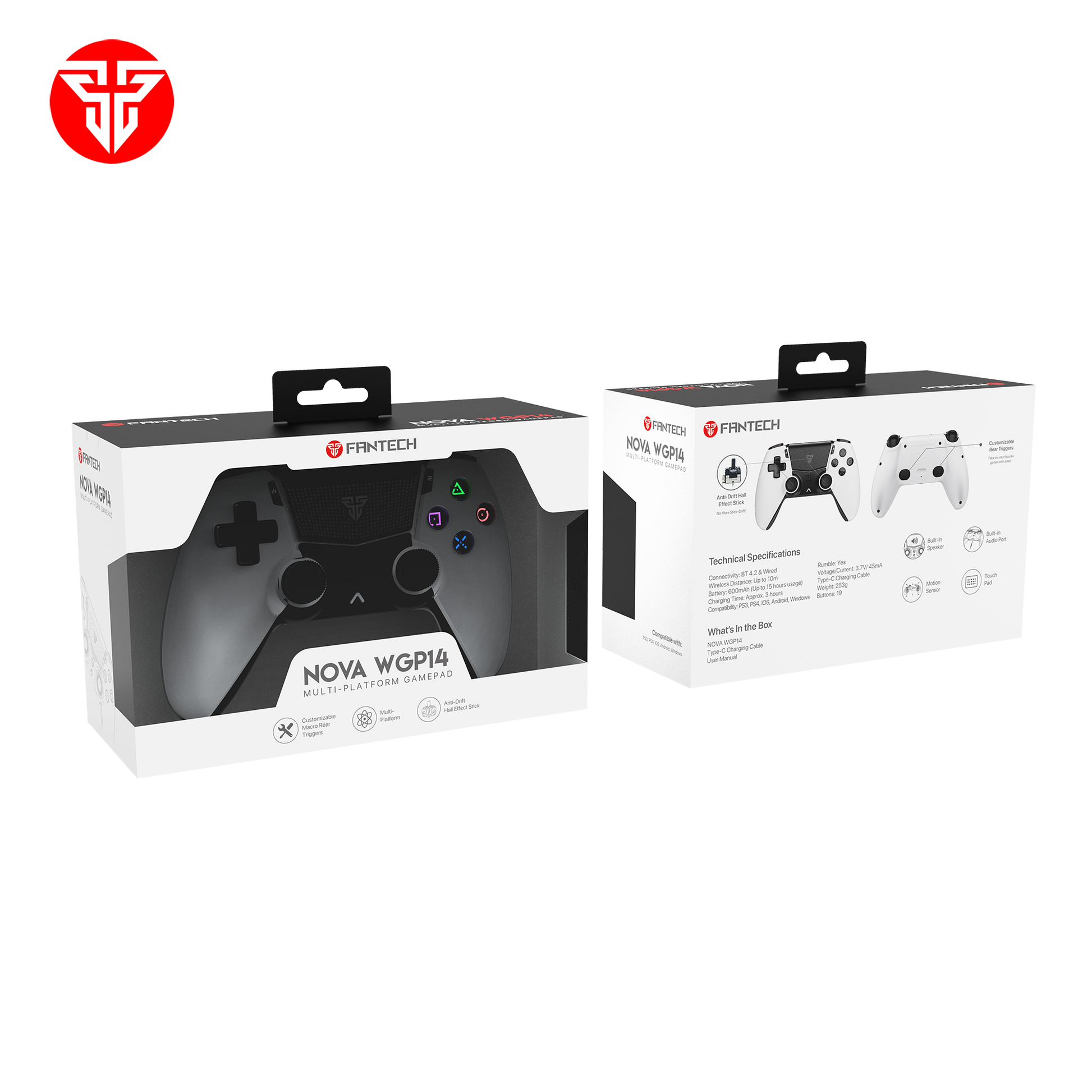 Fantech NOVA WGP14 MULTI PLATFORM Hall Effect Gamepad Console