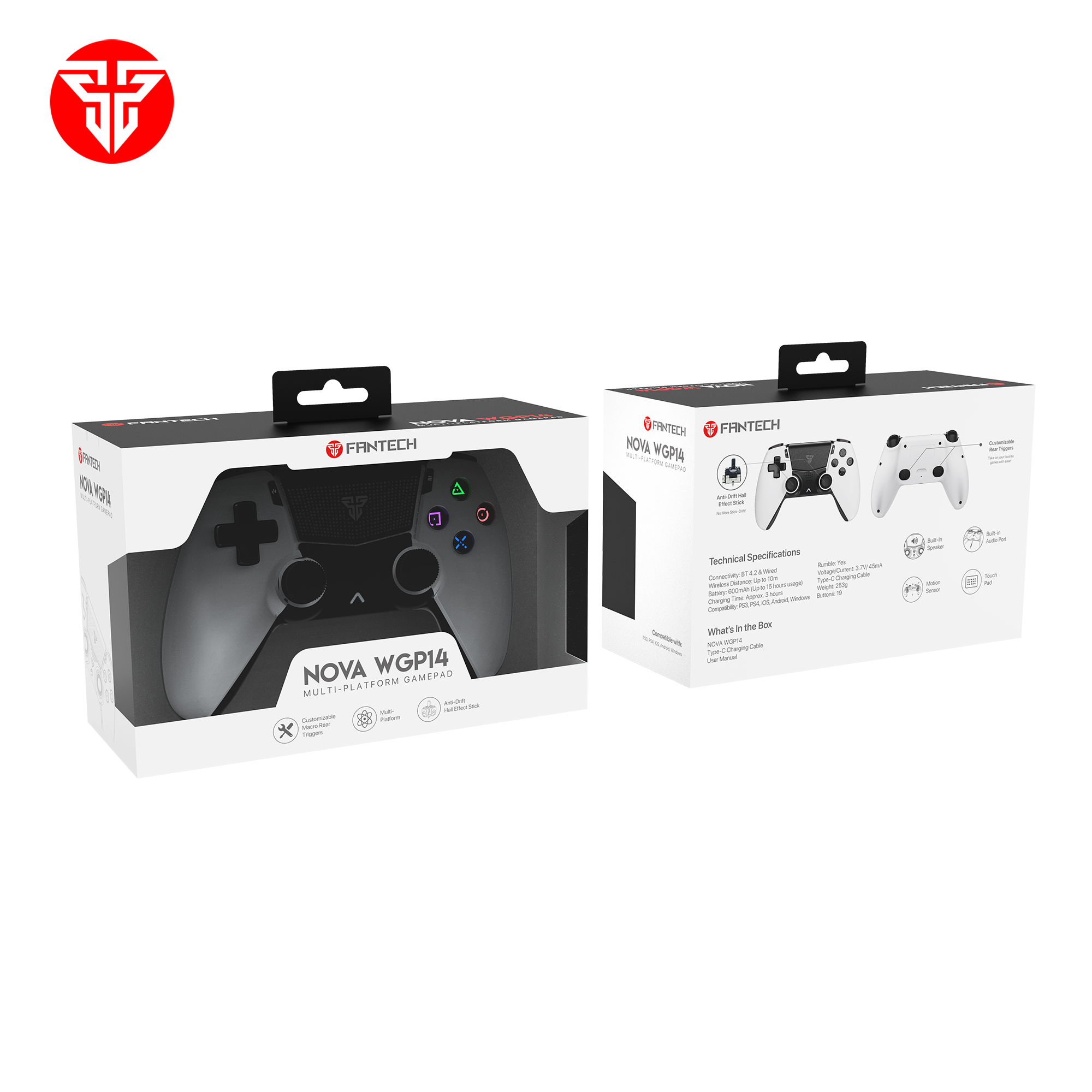 Fantech NOVA WGP14 MULTI PLATFORM Hall Effect Gamepad Console