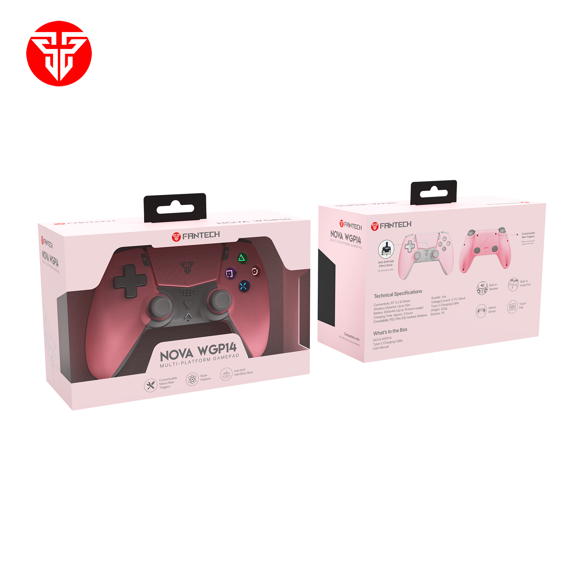 Fantech NOVA WGP14 MULTI PLATFORM Hall Effect Gamepad Console