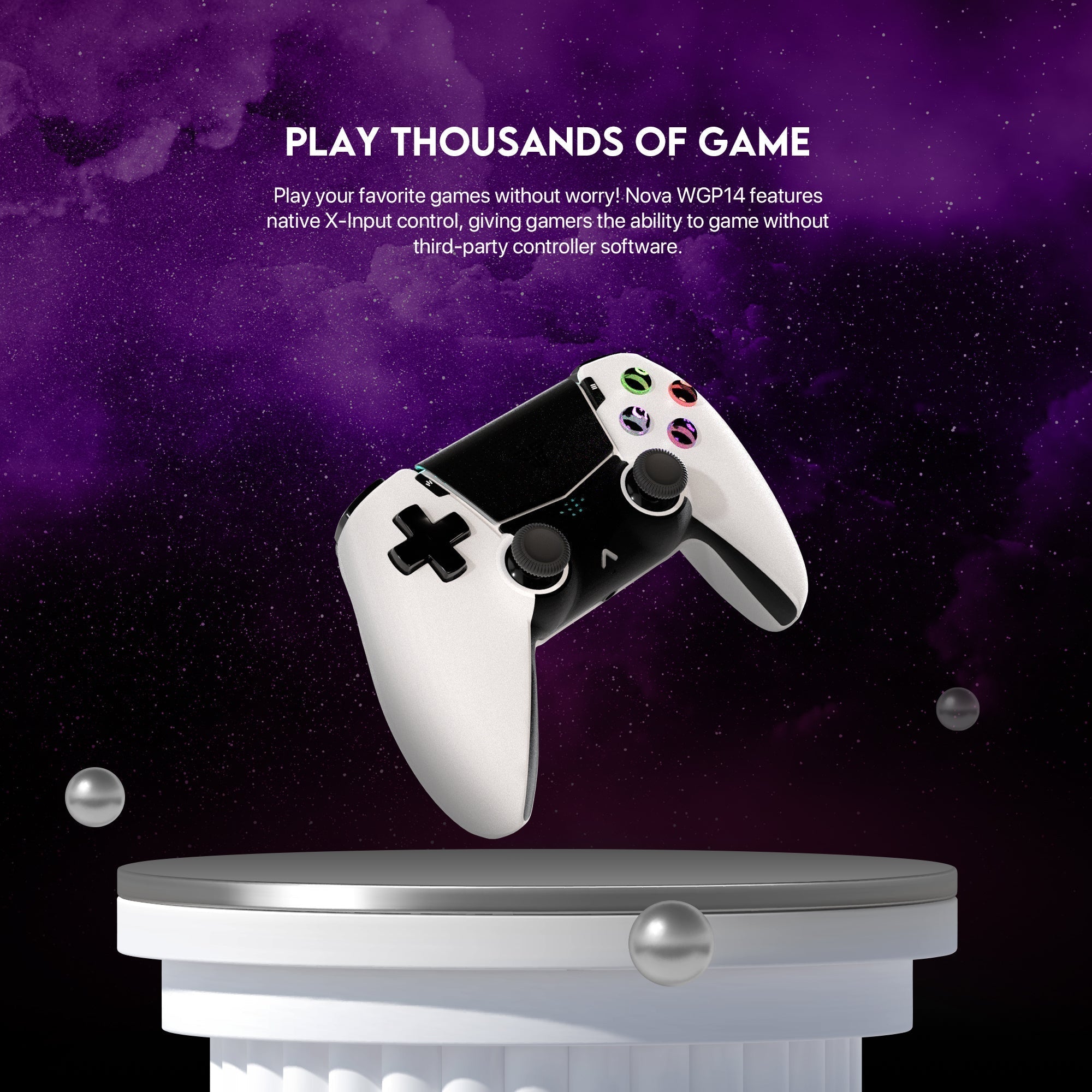 Fantech NOVA WGP14 MULTI PLATFORM Hall Effect Gamepad Console