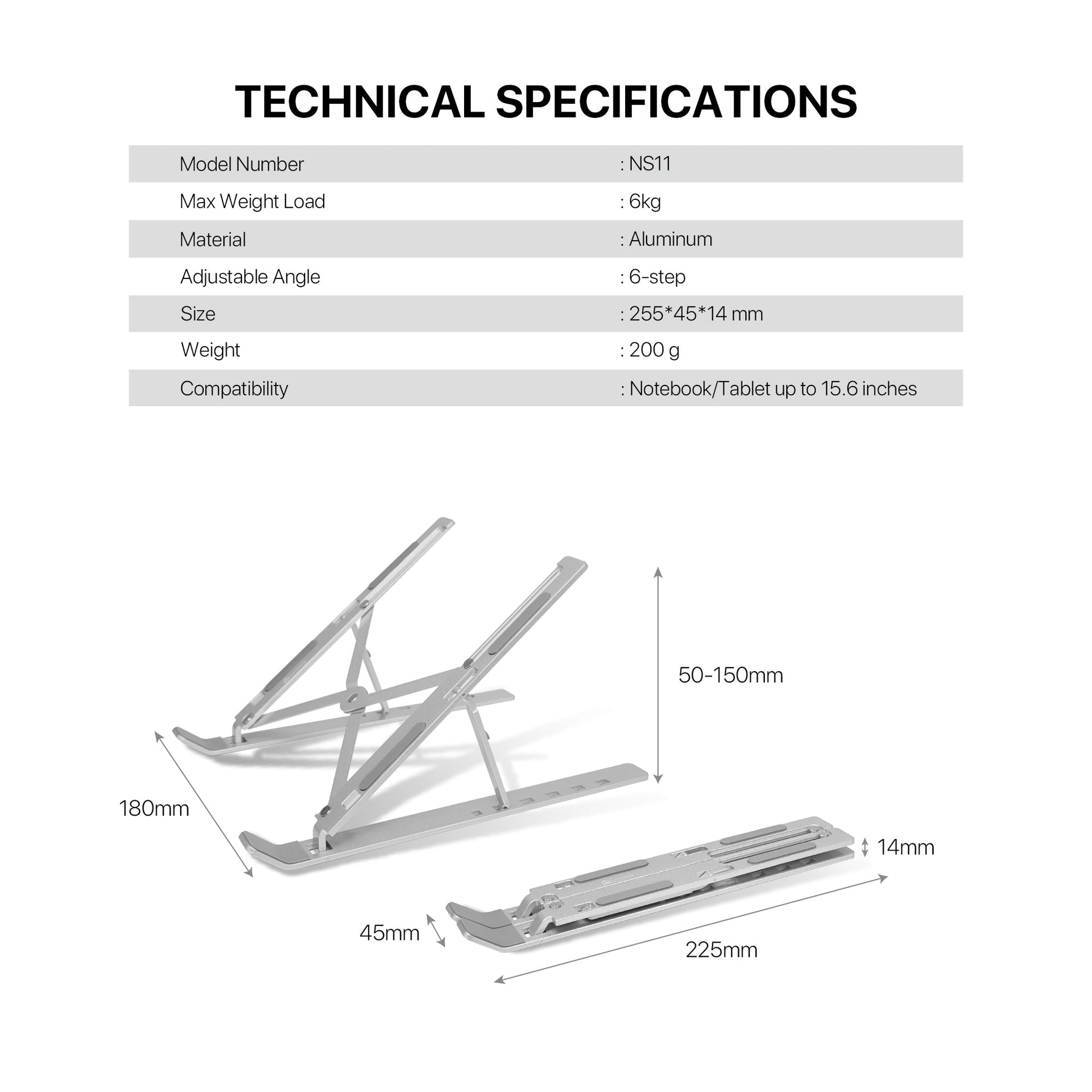 FANTECH NS11 LAPTOP STAND Cooling Stands