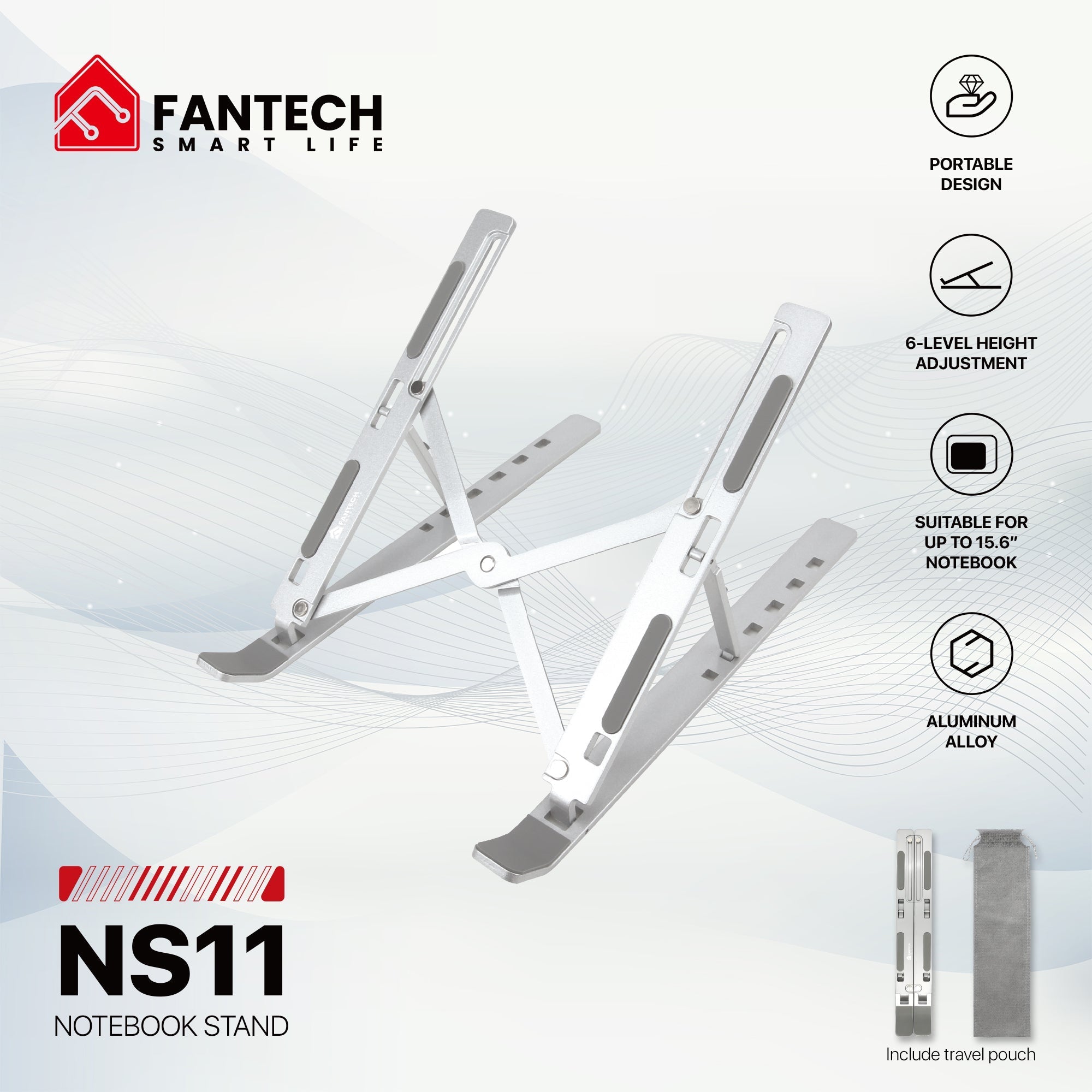 FANTECH NS11 LAPTOP STAND Cooling Stands