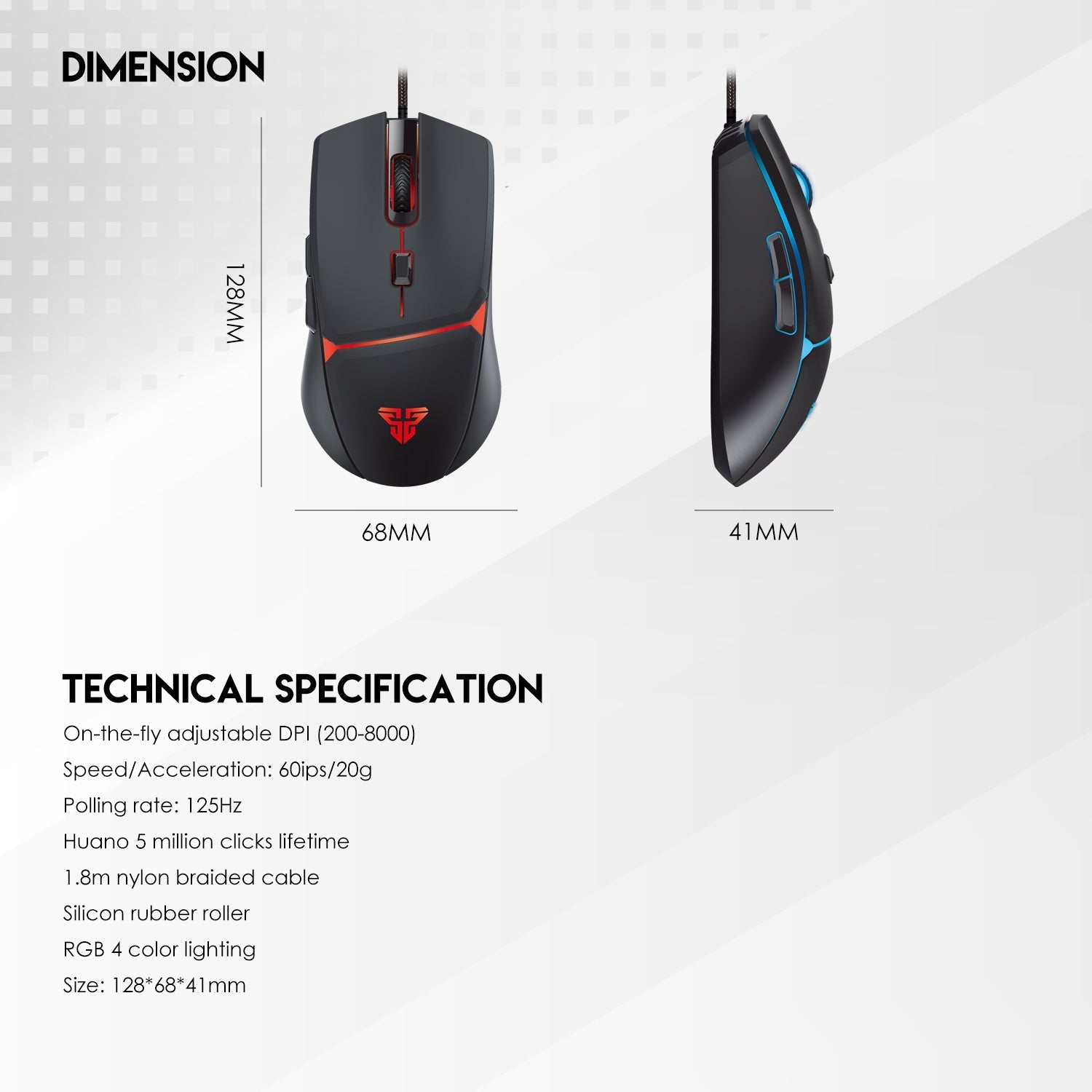FANTECH P51 Power Bundle Gaming Keyboard and Mouse Bundle