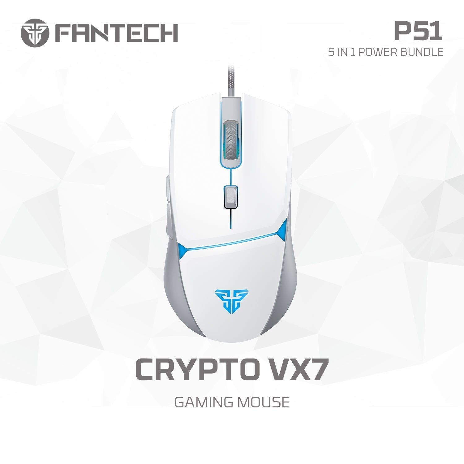 FANTECH P51 Power Bundle Gaming Keyboard and Mouse Keyboard