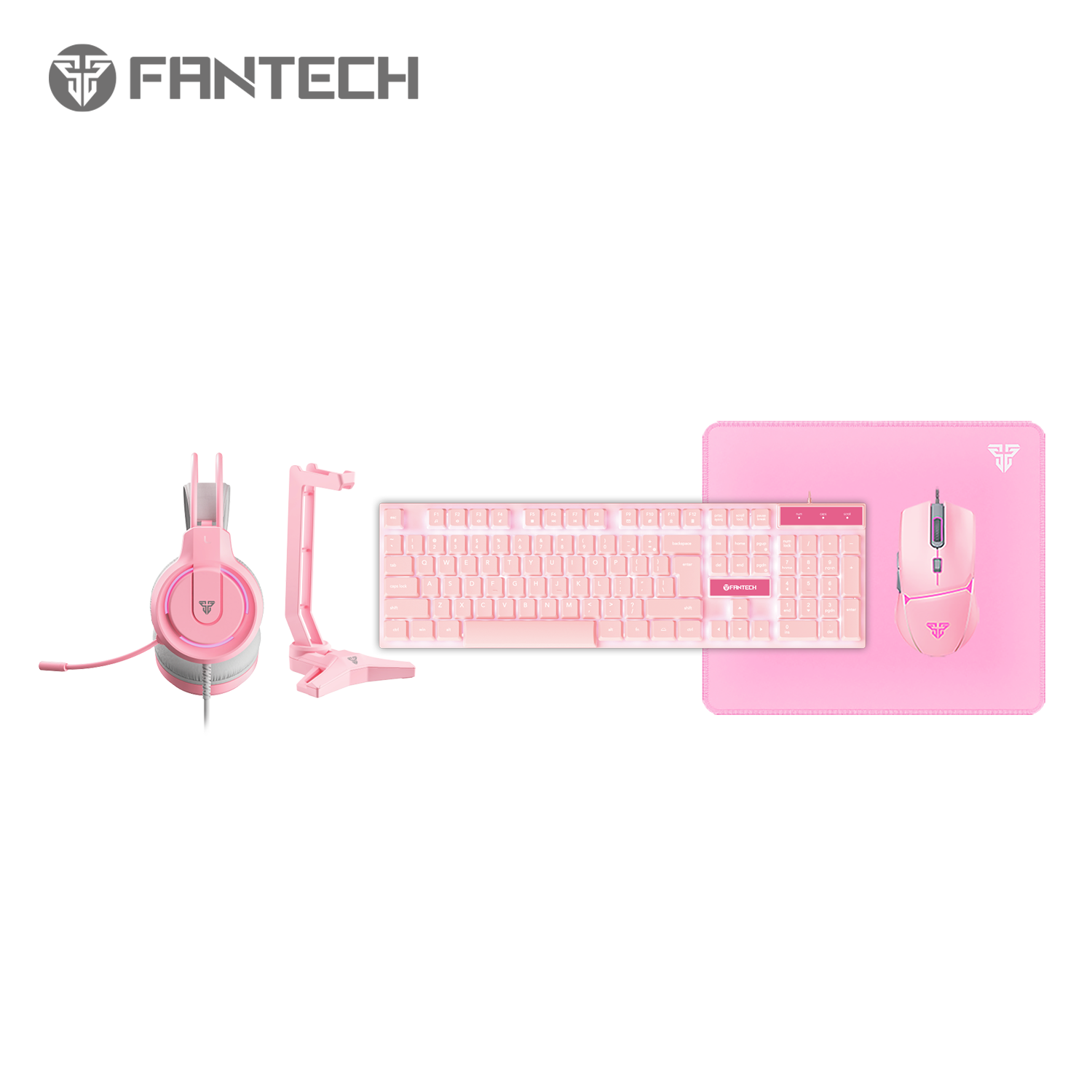 FANTECH P51 Power Bundle Gaming Keyboard and Mouse Keyboard