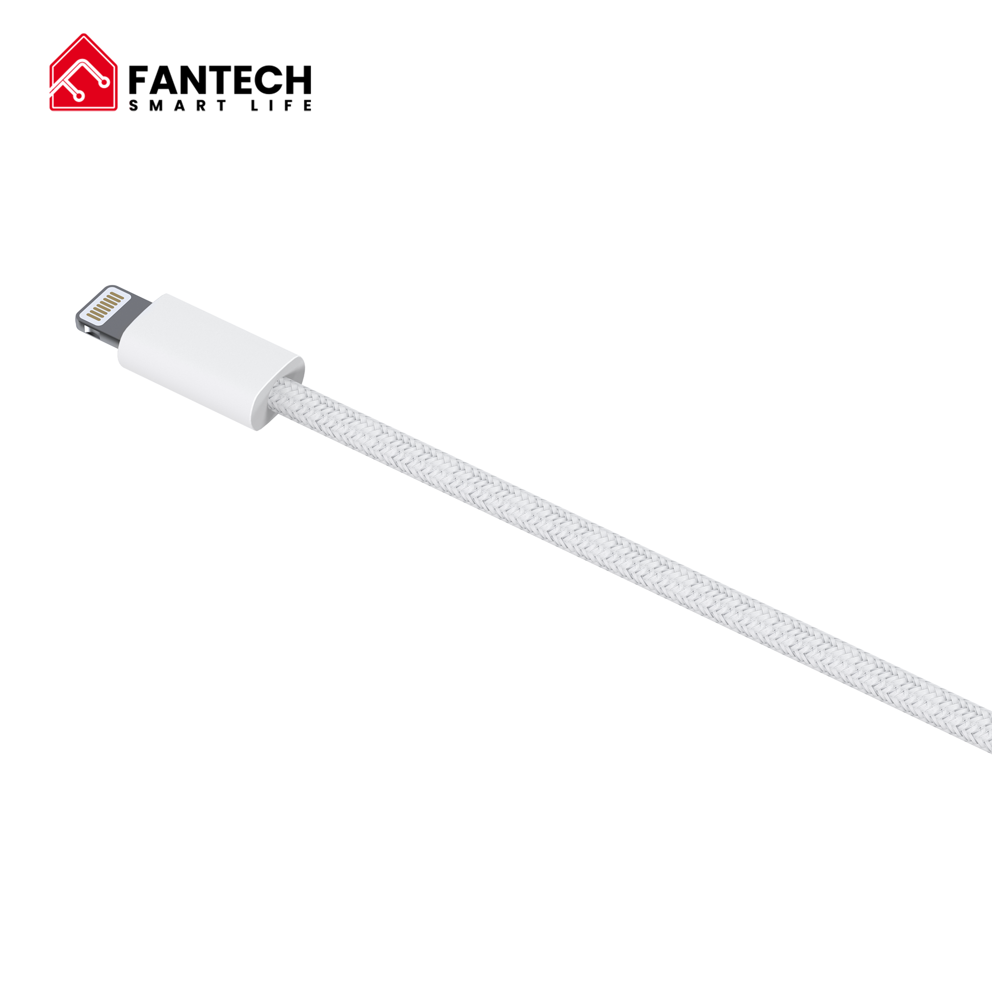 Fantech Pk202 20w Fast Charging Plug Usb c Braided Cable Power Delivery for Iphone Home Car Travel use Phone Charger