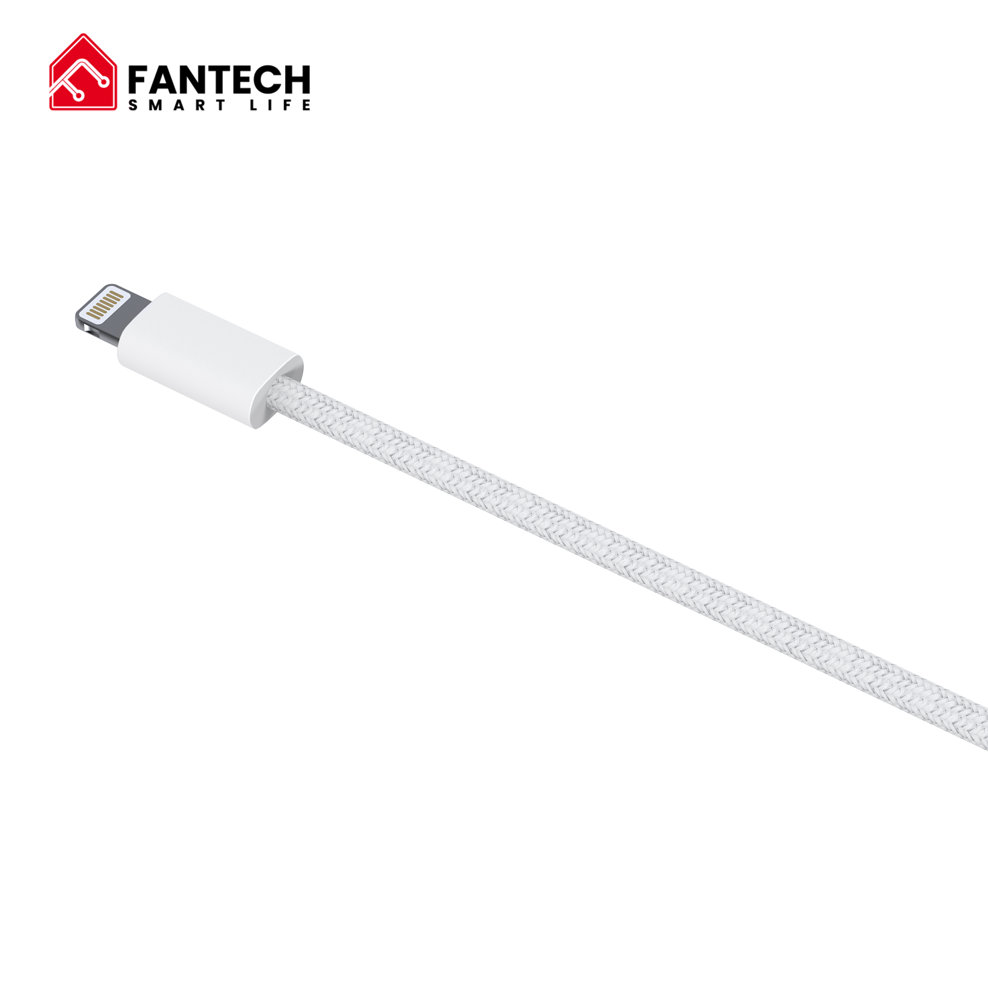 Fantech Pk202 20w Fast Charging Plug Usb c Braided Cable Power Delivery for Iphone Home Car Travel use Phone Charger