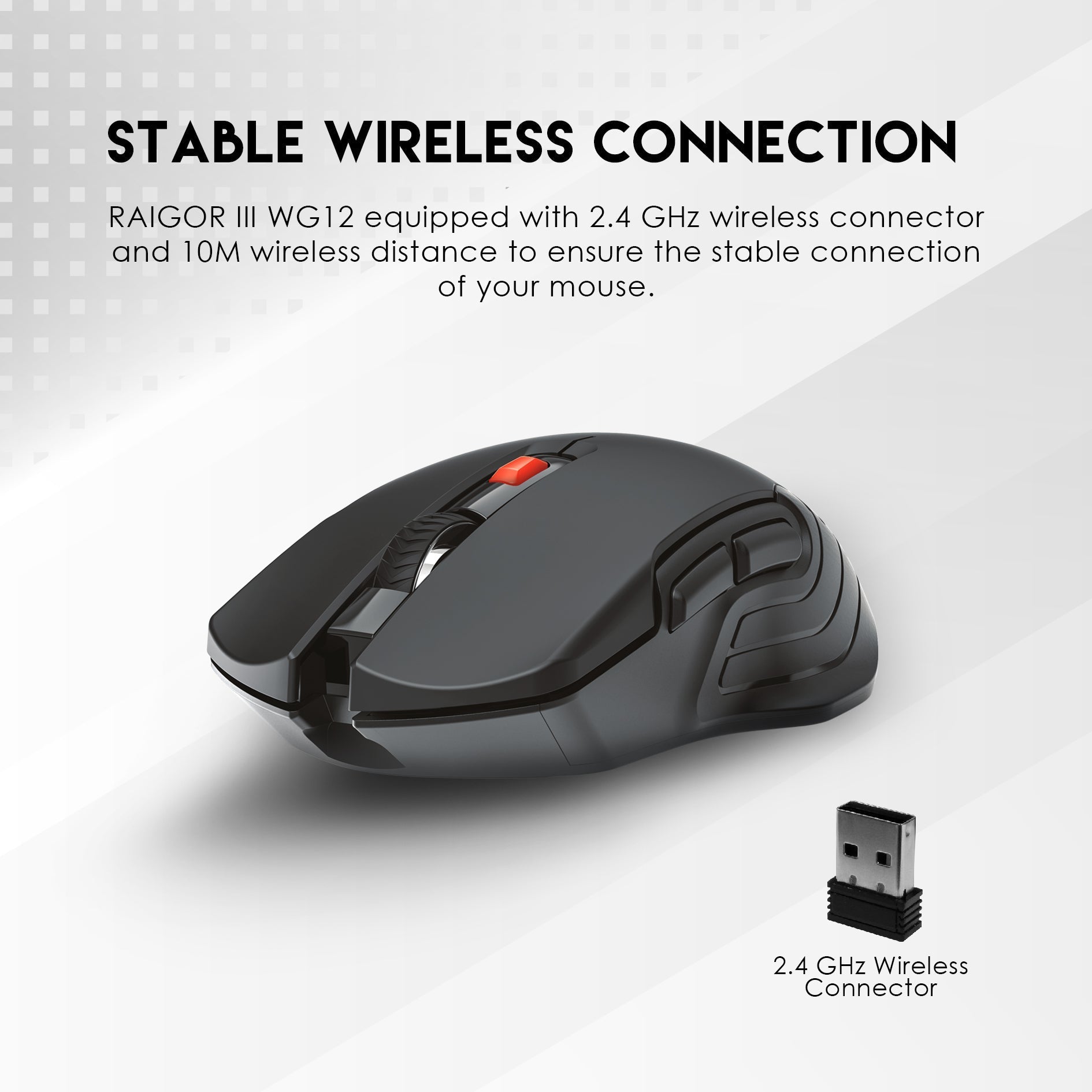 Fantech Raigor III WG12 Gaming Mouse With 2.4GHz Wireless Connection Mouse