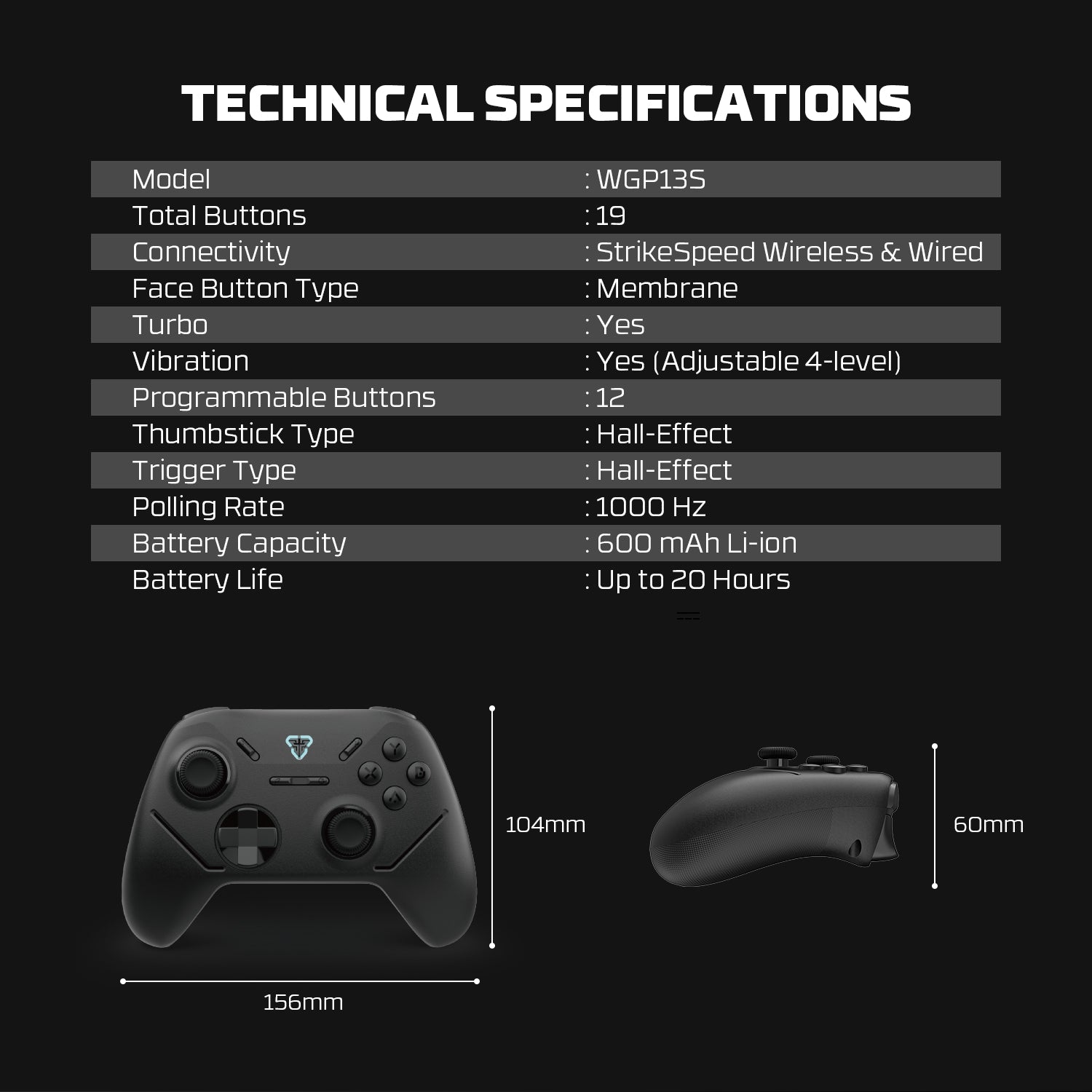 FANTECH SHOOTER II WGP13s CONTROLLER Console