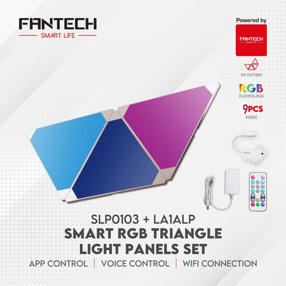 Fantech Smart RGB Triangle Light Panels Set SLP0103 + LA1ALP 9Pcs Lightning