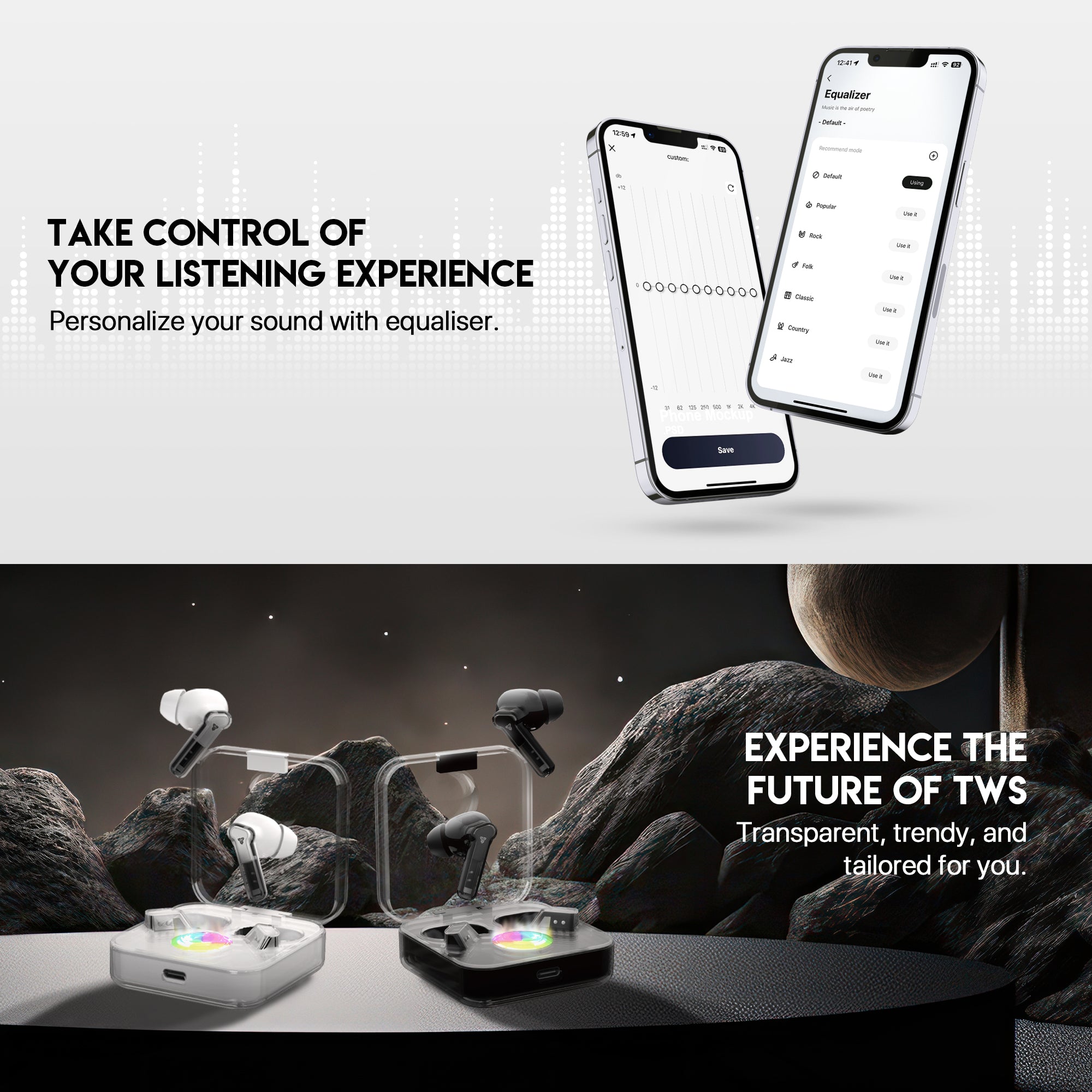 Fantech SMART TWS TX3 GROOVE AURORA RGB Audio