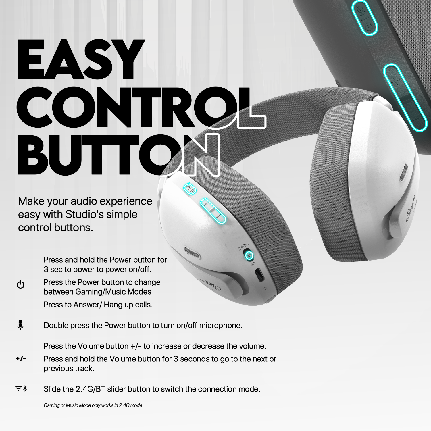 Fantech Studio Pro WHG03P Wireless Headset New Arrivals