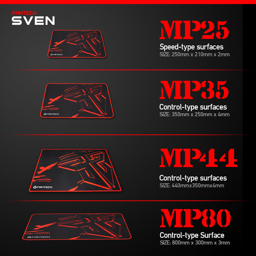 FANTECH Sven MP44 Gaming Mouse Pad Control Edition Mousepad