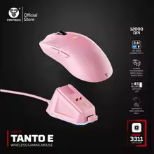 Fantech Tantoe Wg13e Wireless Mouse Three-mode Switching and Magnetic Rechargeable Dock Pixart Paw3311 Up to 45 Hours