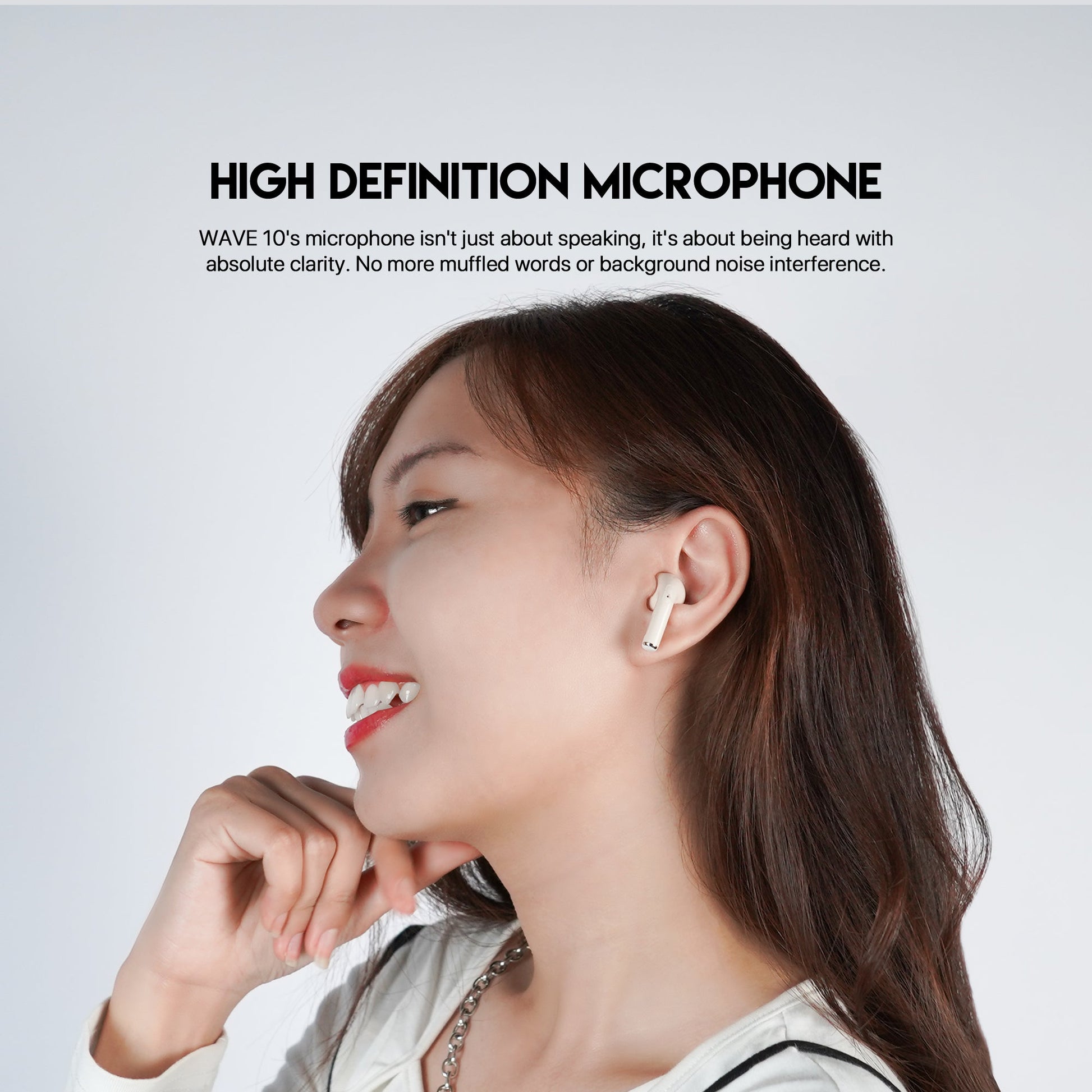 Fantech TWS Bluetooth Wireless Wave 10 TW10 Built in Microphone Audio