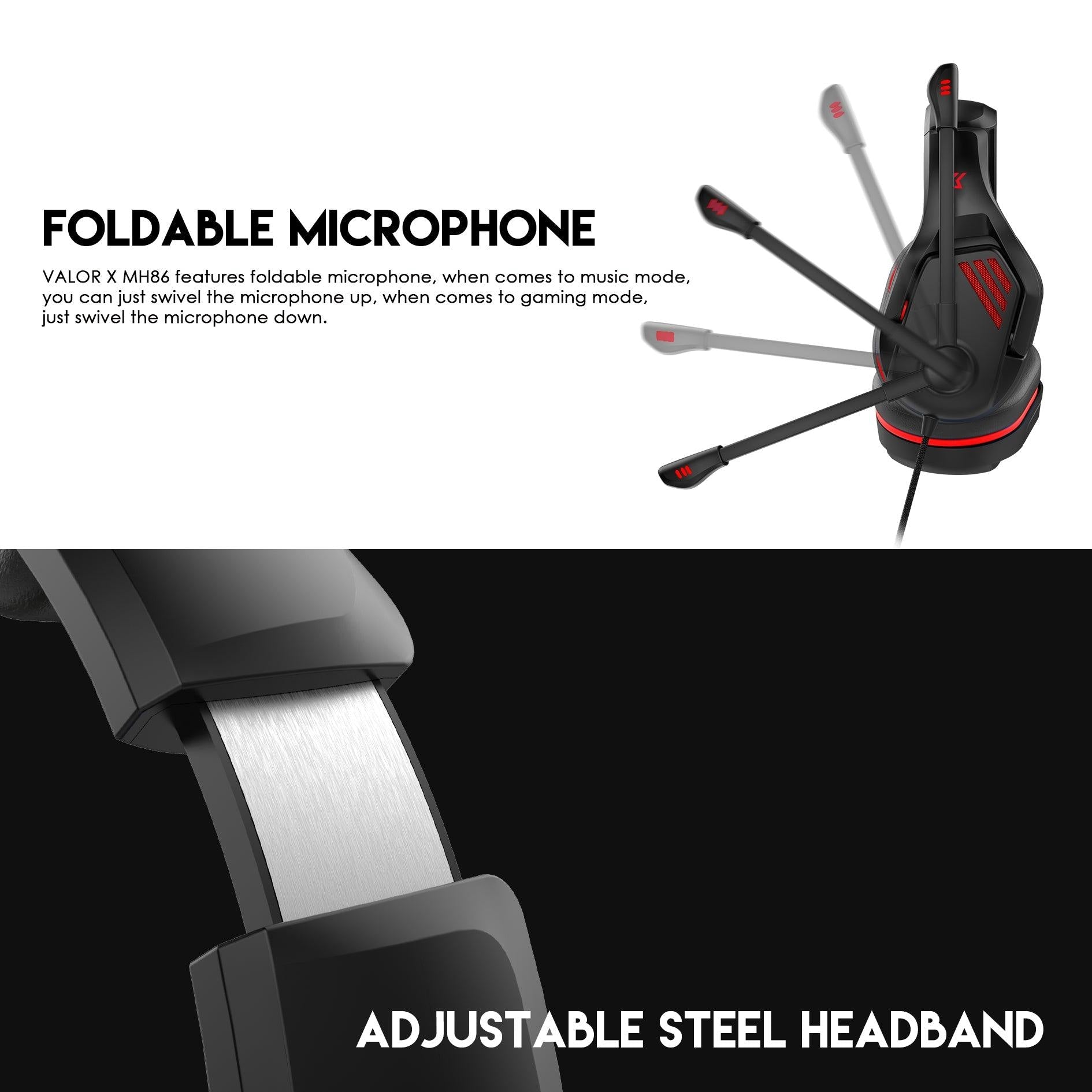 Fantech VALOR X MH86 XSeries Gaming Headset Audio