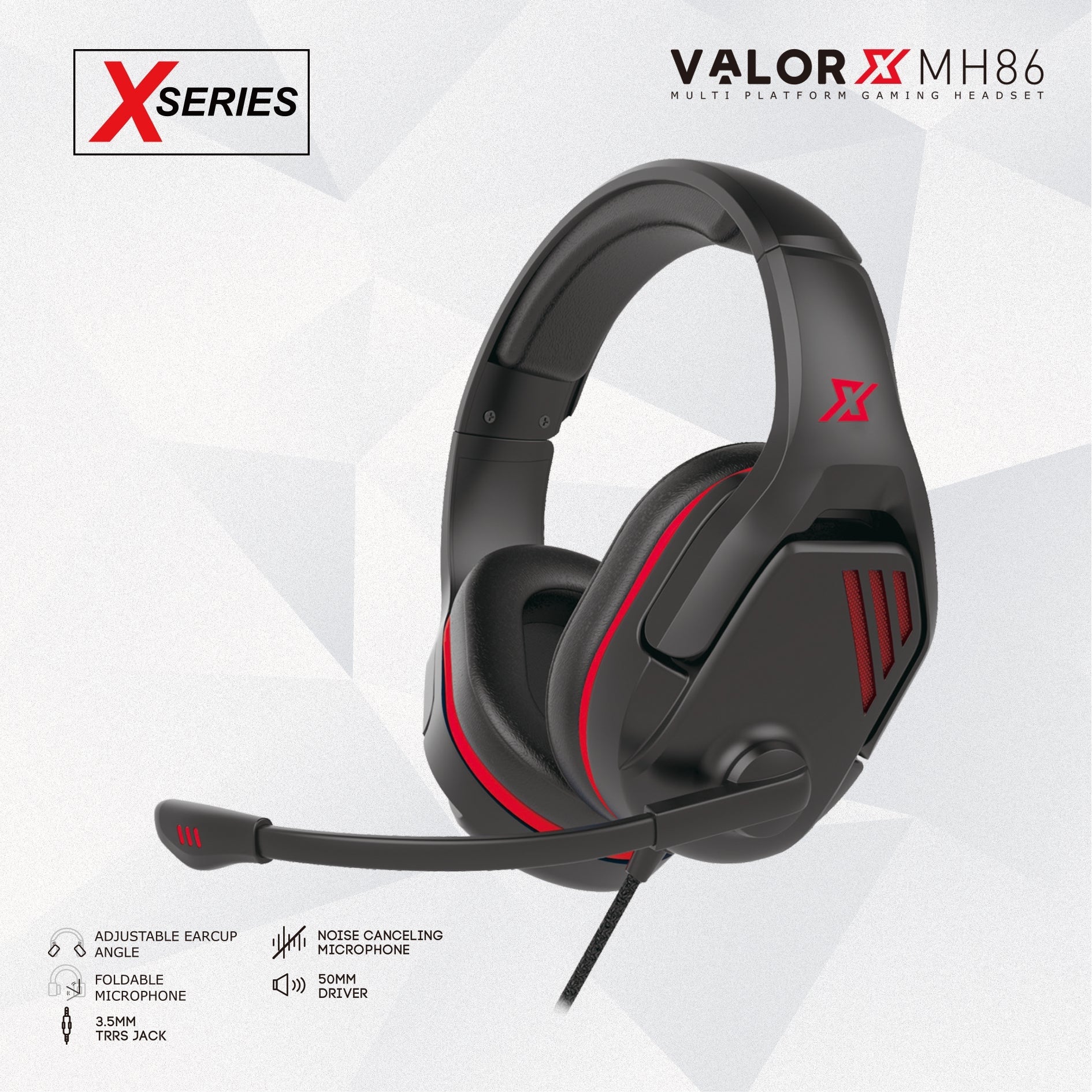 Fantech VALOR X MH86 XSeries Gaming Headset Audio