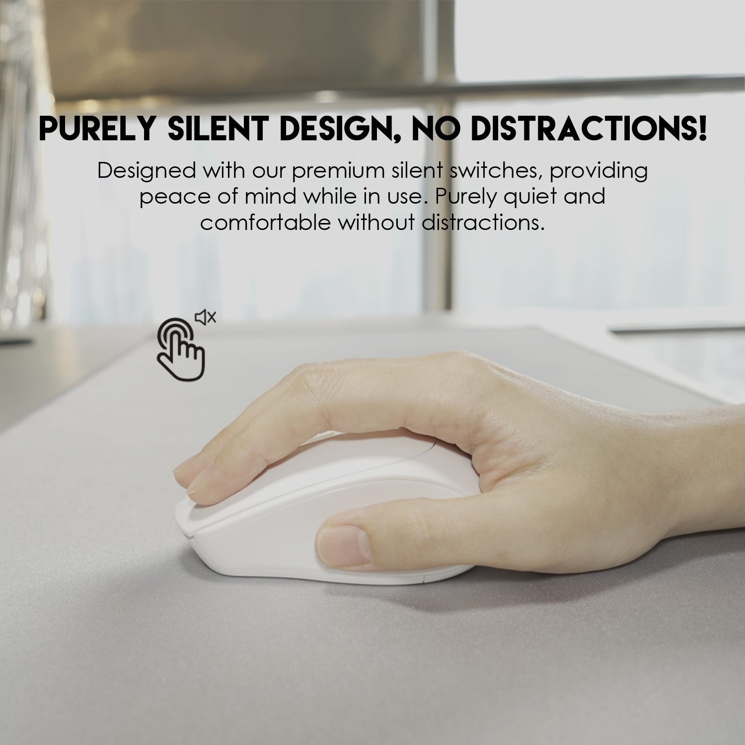 Fantech W191 Wireless Mouse with Silent Click Mouse