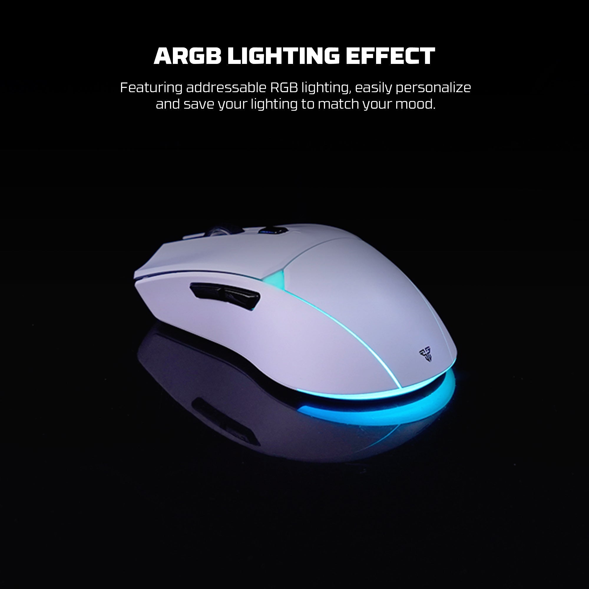 FANTECH WG7V2 CRYPTO II Wireless Gaming Mouse White Mouse