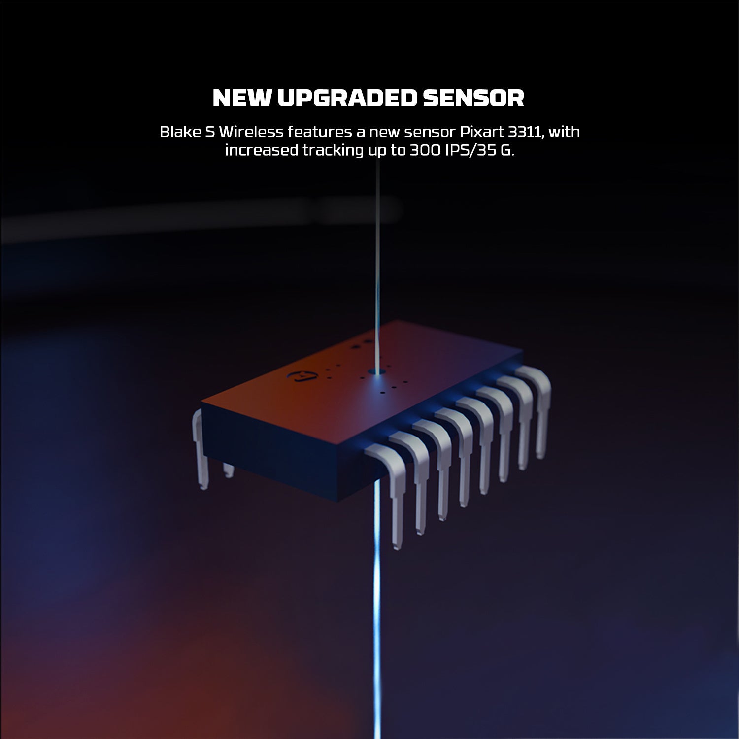 Fantech Wgc5s Blake s Dual Mode Wireless Gaming Mouse - Black - Mouse