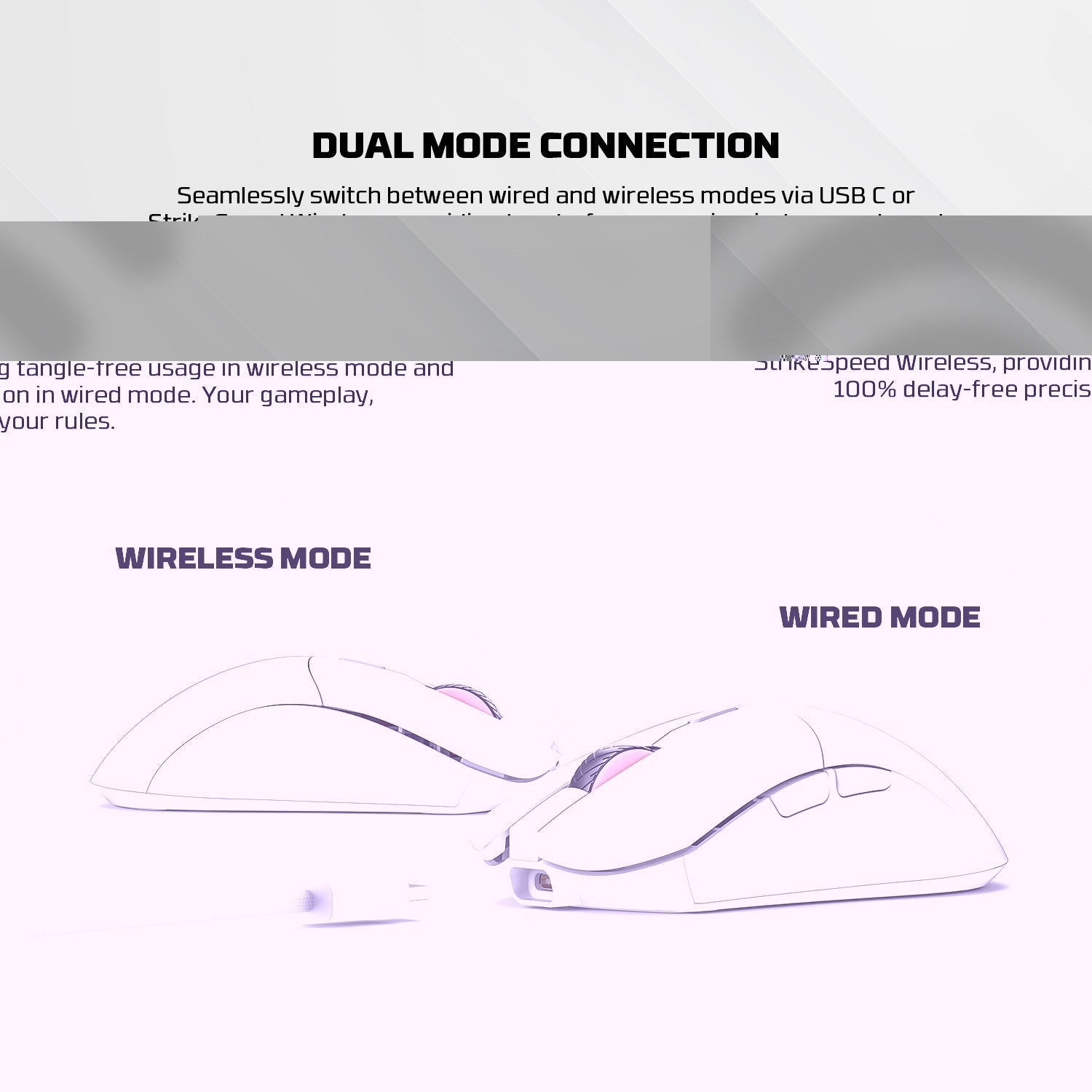 Fantech Wgc5s Blake s Dual Mode Wireless Gaming Mouse - Black - Mouse