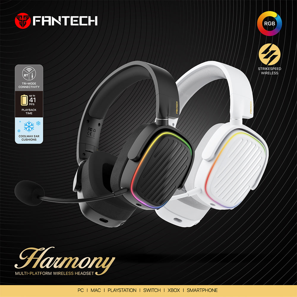 Fantech WHG02 Wireless Headset Harmony New Arrivals