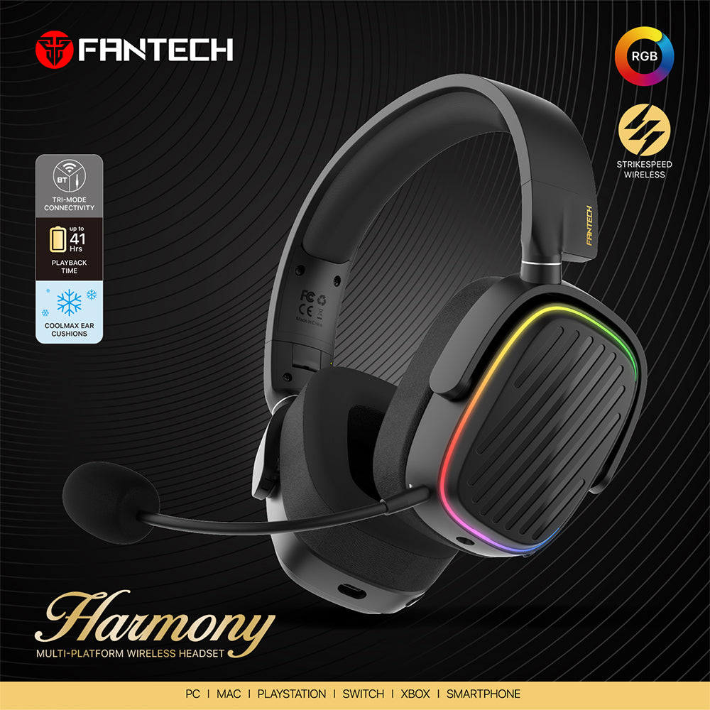 Fantech WHG02 Wireless Headset Harmony New Arrivals