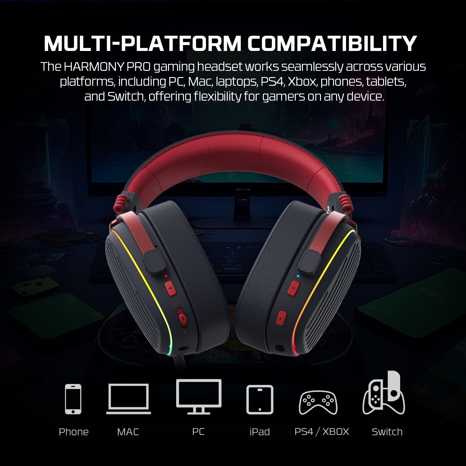 FANTECH WHG02P HARMONY PRO WIRELESS GAMING HEADSET Wireless Headset