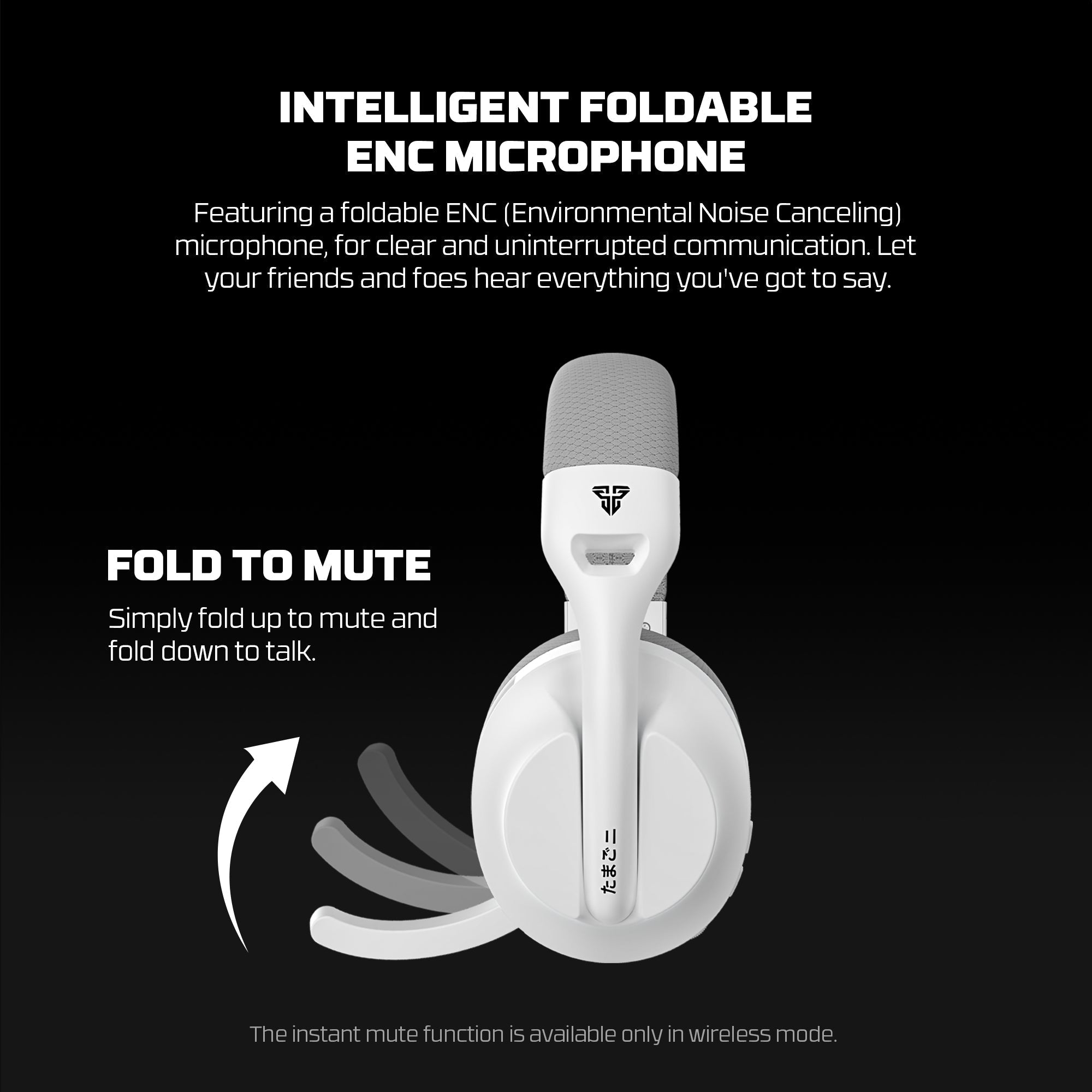 FANTECH WHG04 TAMAGO II Multi Platform Wireless Gaming Headset White Wireless