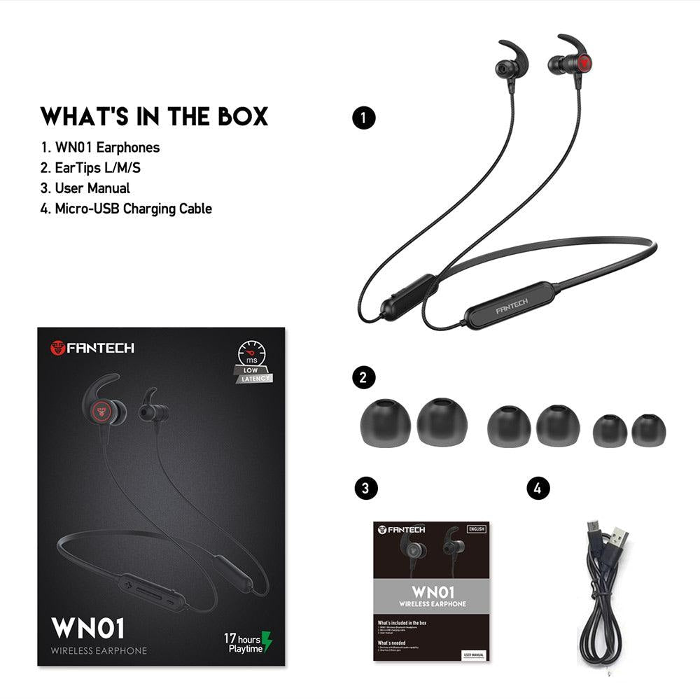 FANTECH WN01 WIRELESS EARPHONES Audio