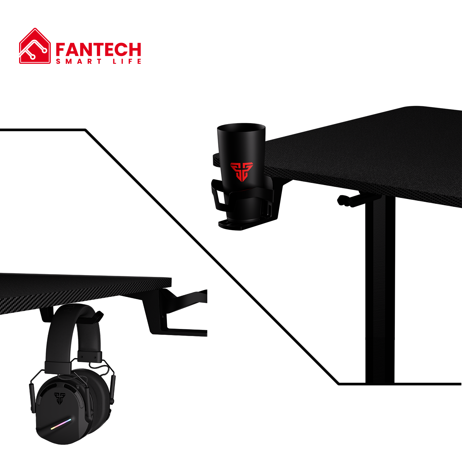 Fantech WS311 Work Station Adjustable Rising Desk Desk & Chair