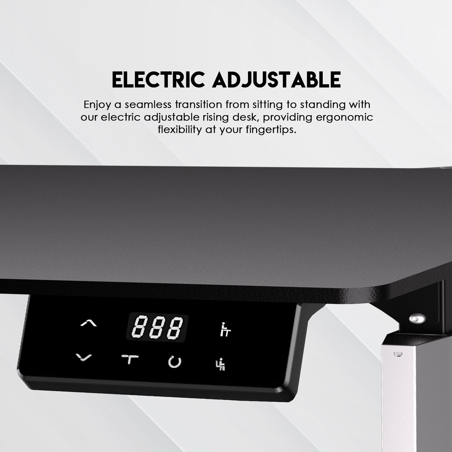 Fantech WS414 Work Station Asjustable Rising Desk Desk & Chair