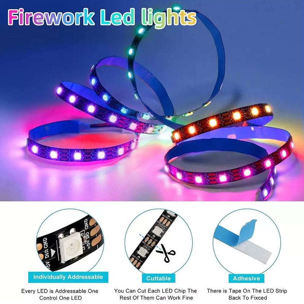Firework Night Lamp RGB Bluetooth Music Sound Lightning