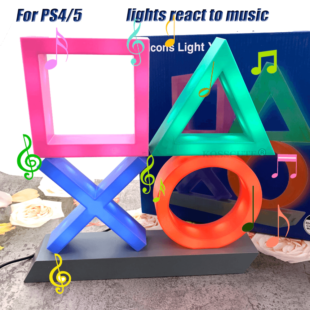 Game Icon Light PS4 Music Playstation Icon Lightning
