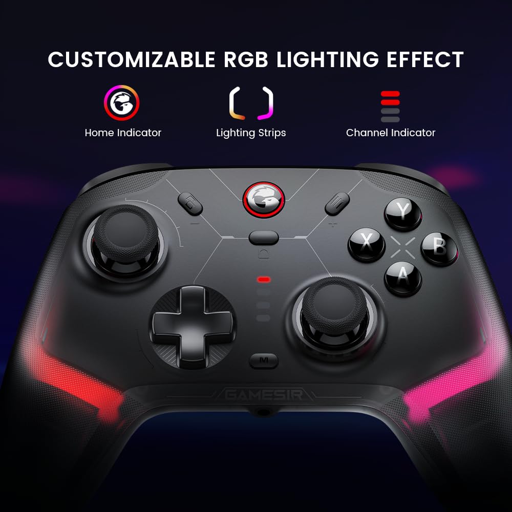 GameSir Cyclone 2 Wireless Controller 1000Hz Polling Rate TMR Joysticks