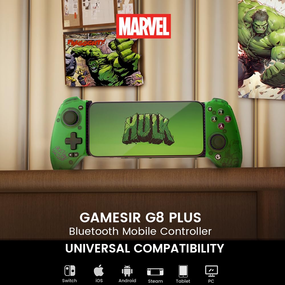 GameSir G8 Plus Bluetooth Mobile Game Controller for Switch & iOS & Android &