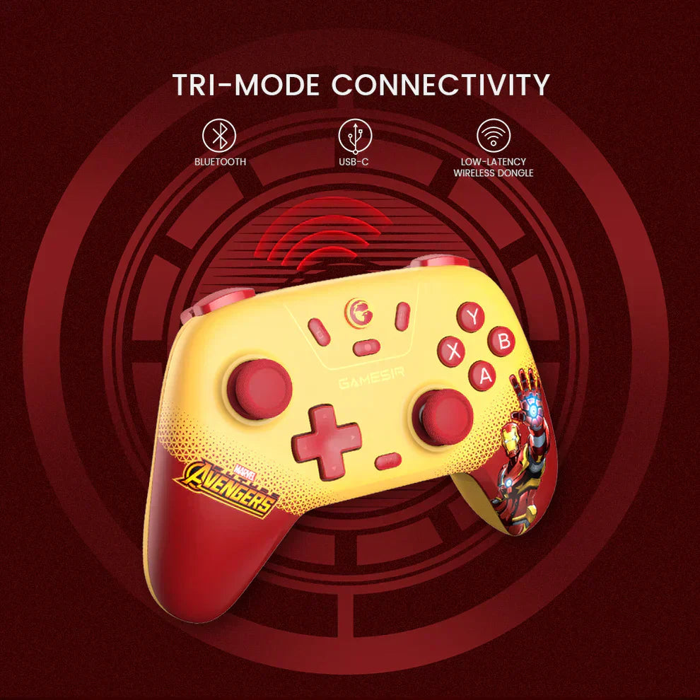 GameSir NOVA Lite Multi Platform Wireless Gaming Controller Marvel’s Iron Man